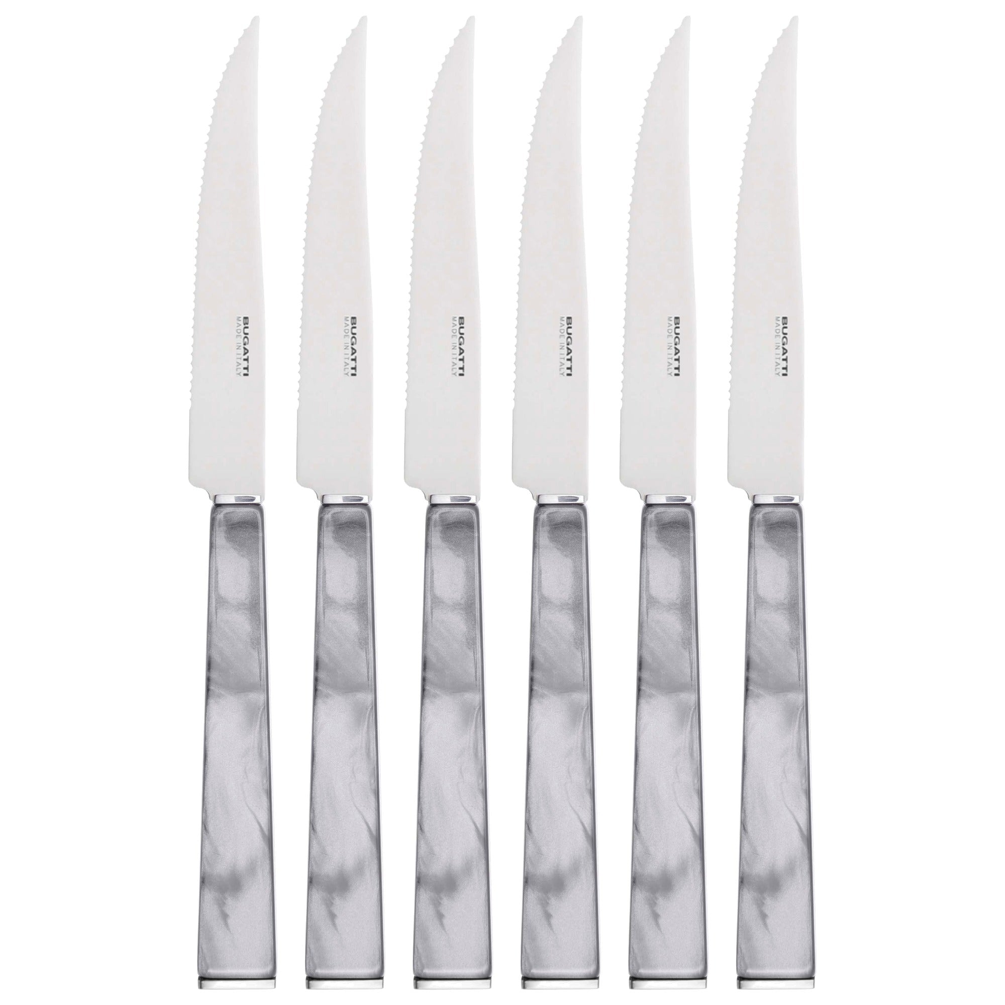 GEOM Steak Knives Set, Gray — Casa Bugatti
