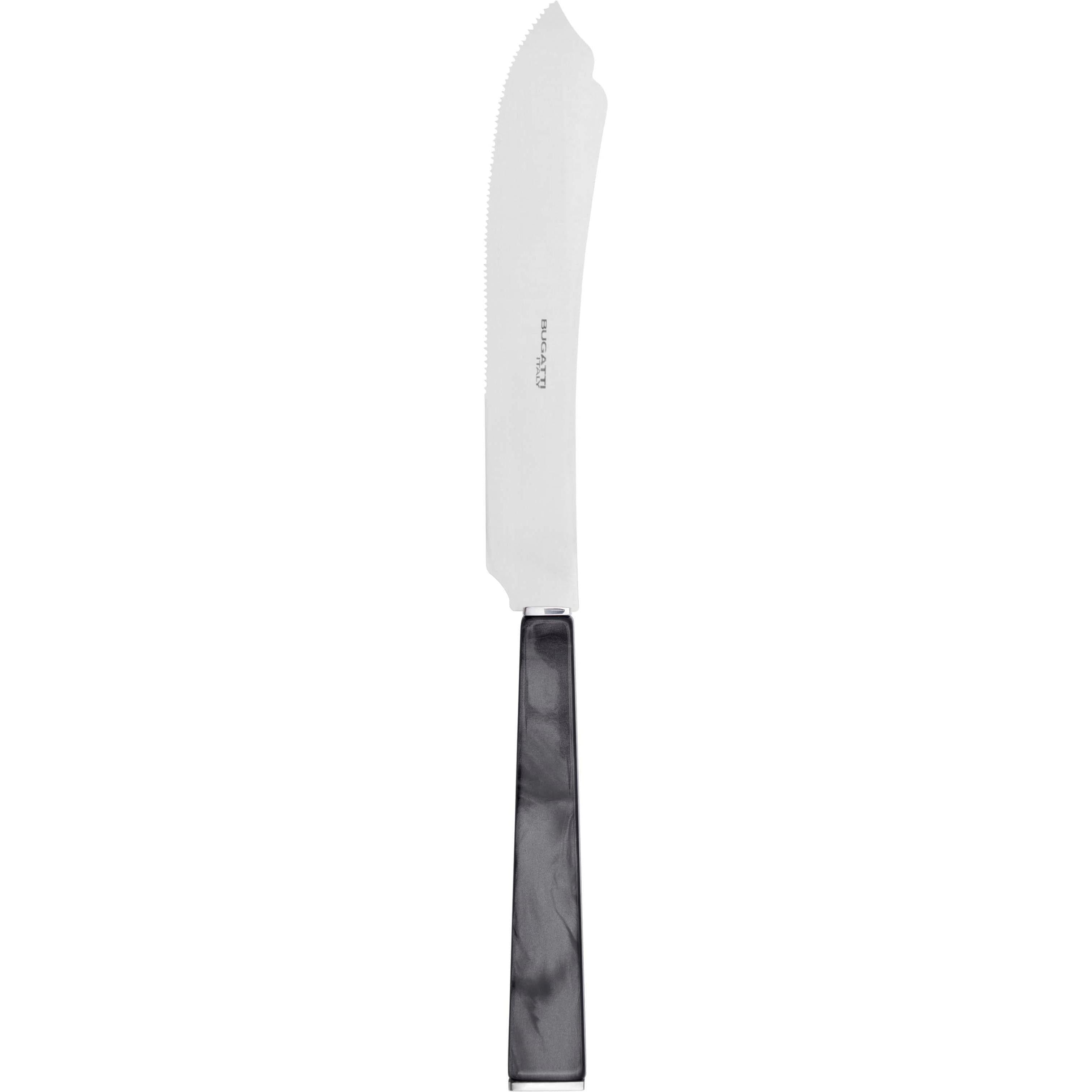 GEOM Cake Knife 28 cm (11.02 Inch) - Charcoal-Casa Bugatti USA