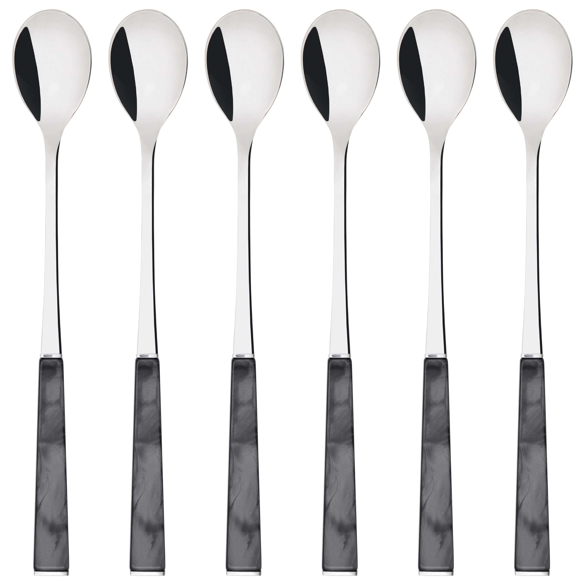 GEOM Ice Tea Spoons Set, Charcoal — Casa Bugatti