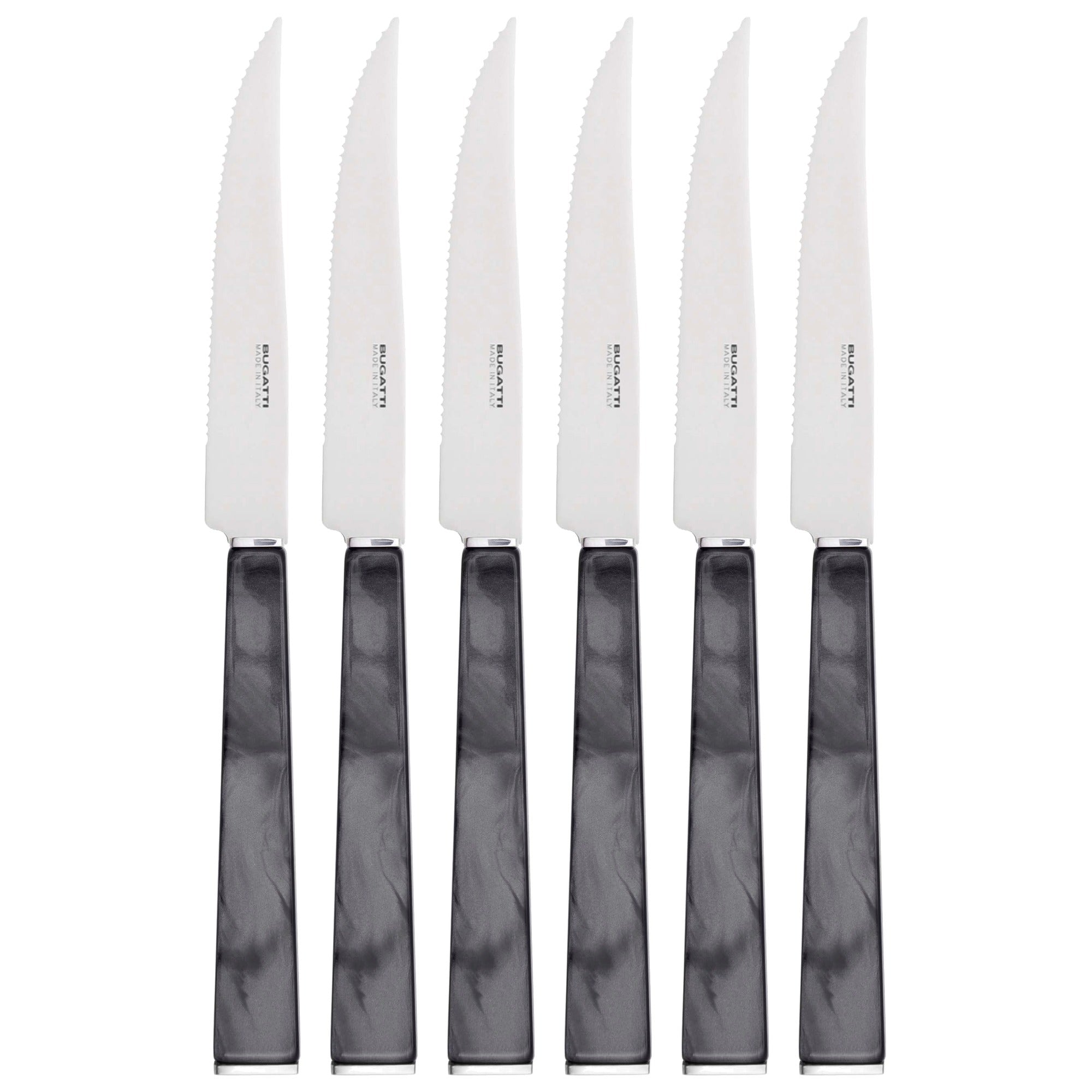 GEOM Steak Knives Set, Charcoal — Casa Bugatti