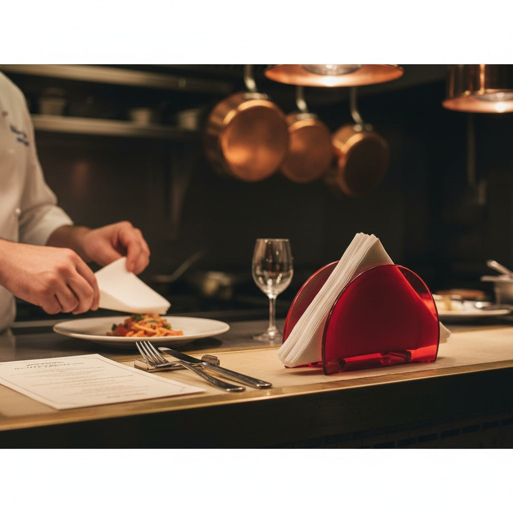 Glamour Napkin Holder red