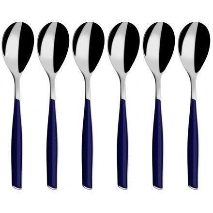 Glamour Coffee Spoons Set navy blue-Casa Bugatti USA
