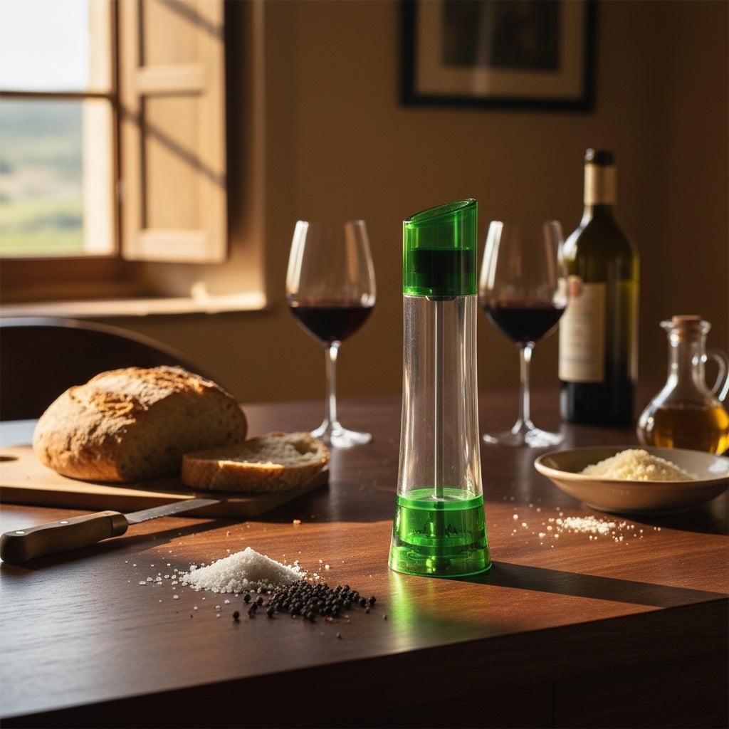 Glamour Salt and Pepper Mill 8.6" Green