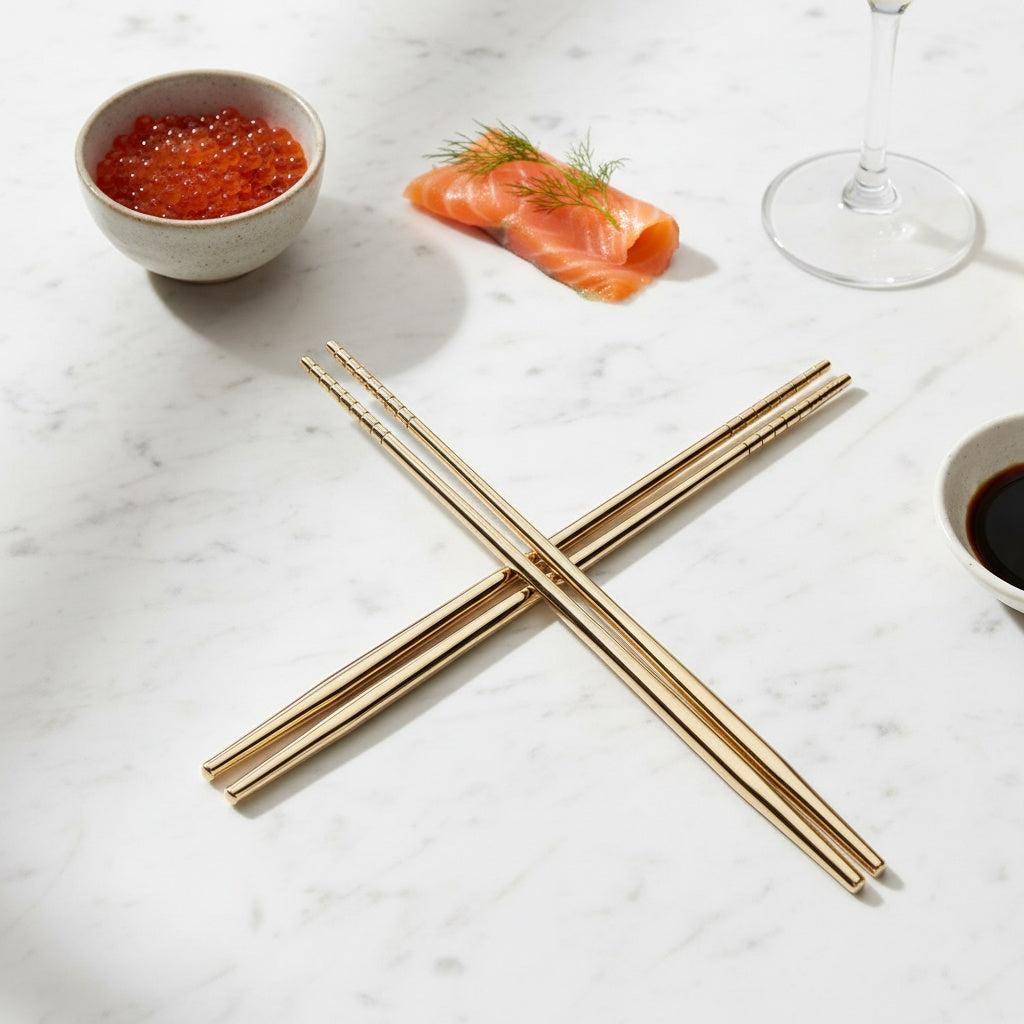 Natura Champagne Chopsticks pair