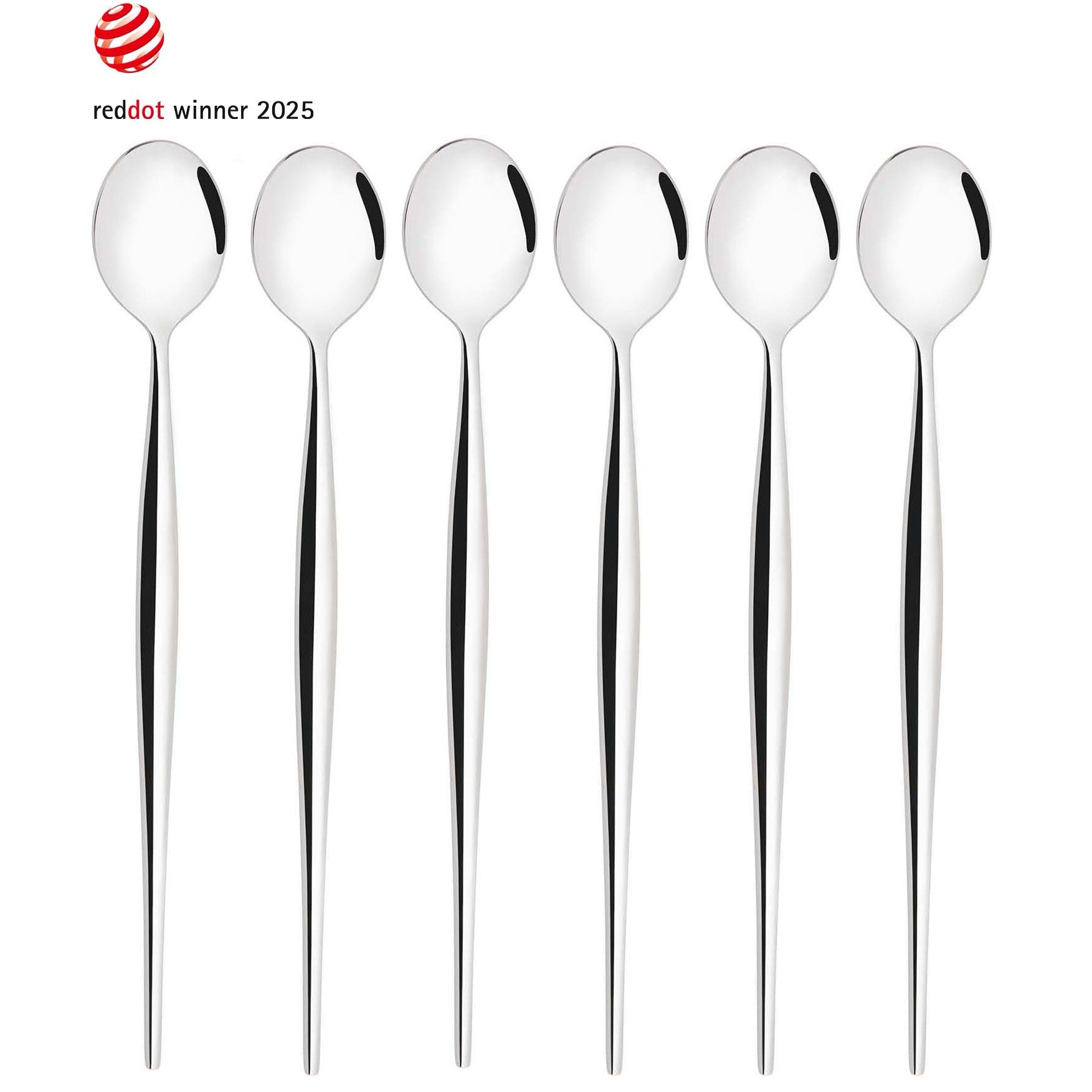 Natura Stainless Steal Ice Tea / Cocktail Spoon Set — Casa Bugatti