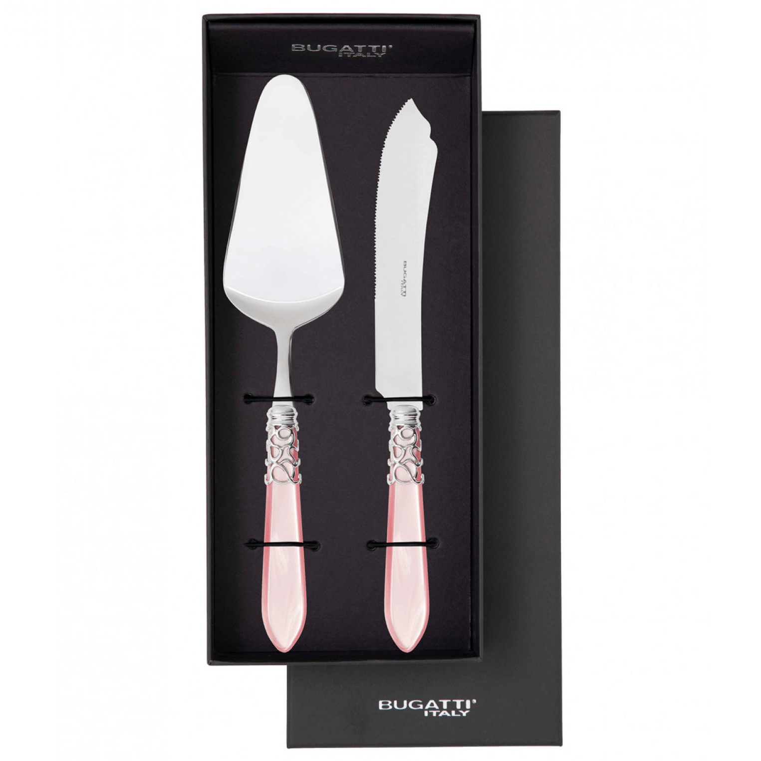 Melodia 2 Piece Cake Serving Set Pink Barbie-Casa Bugatti USA