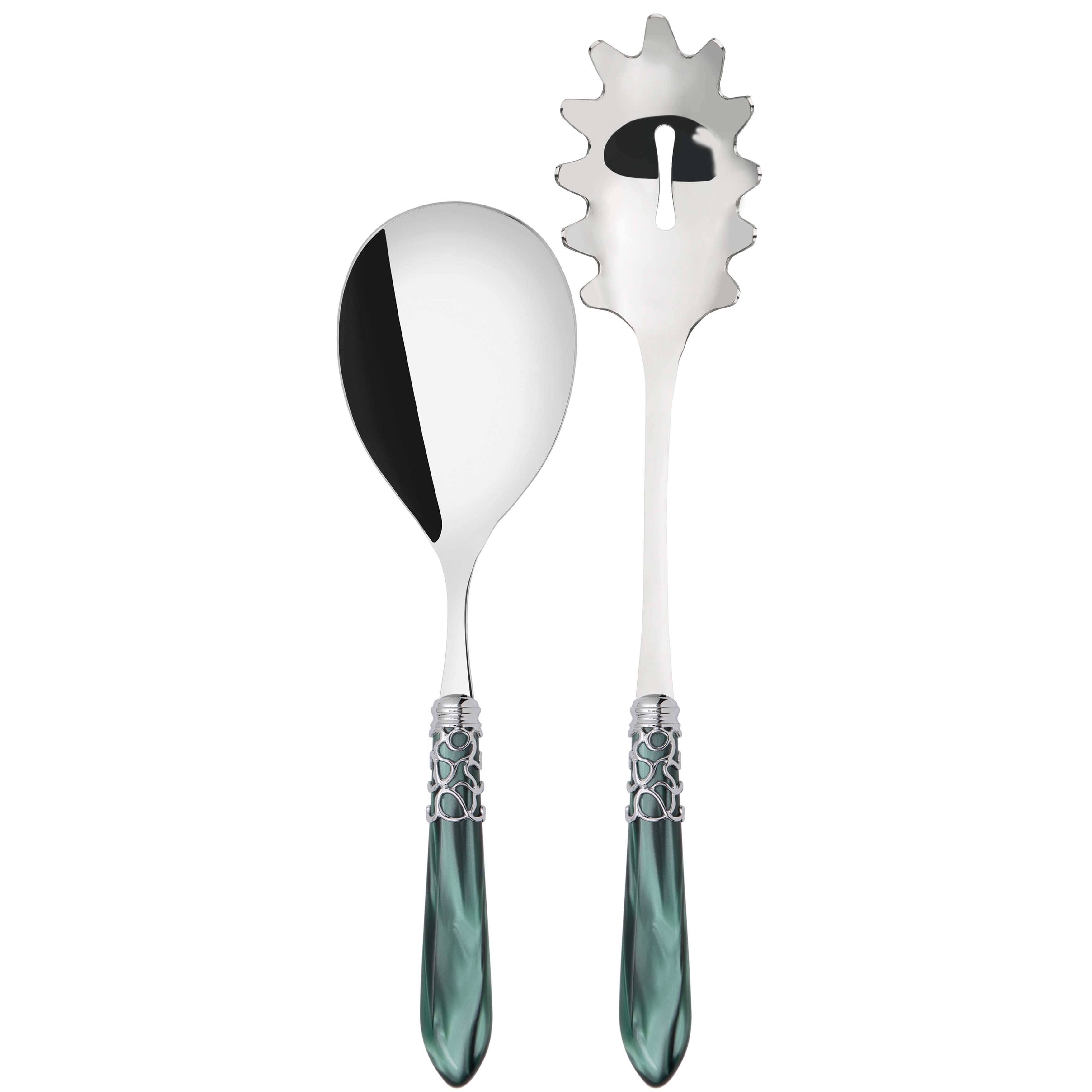 Melodia Brilliant 2 Piece Pasta Set in gift box - green