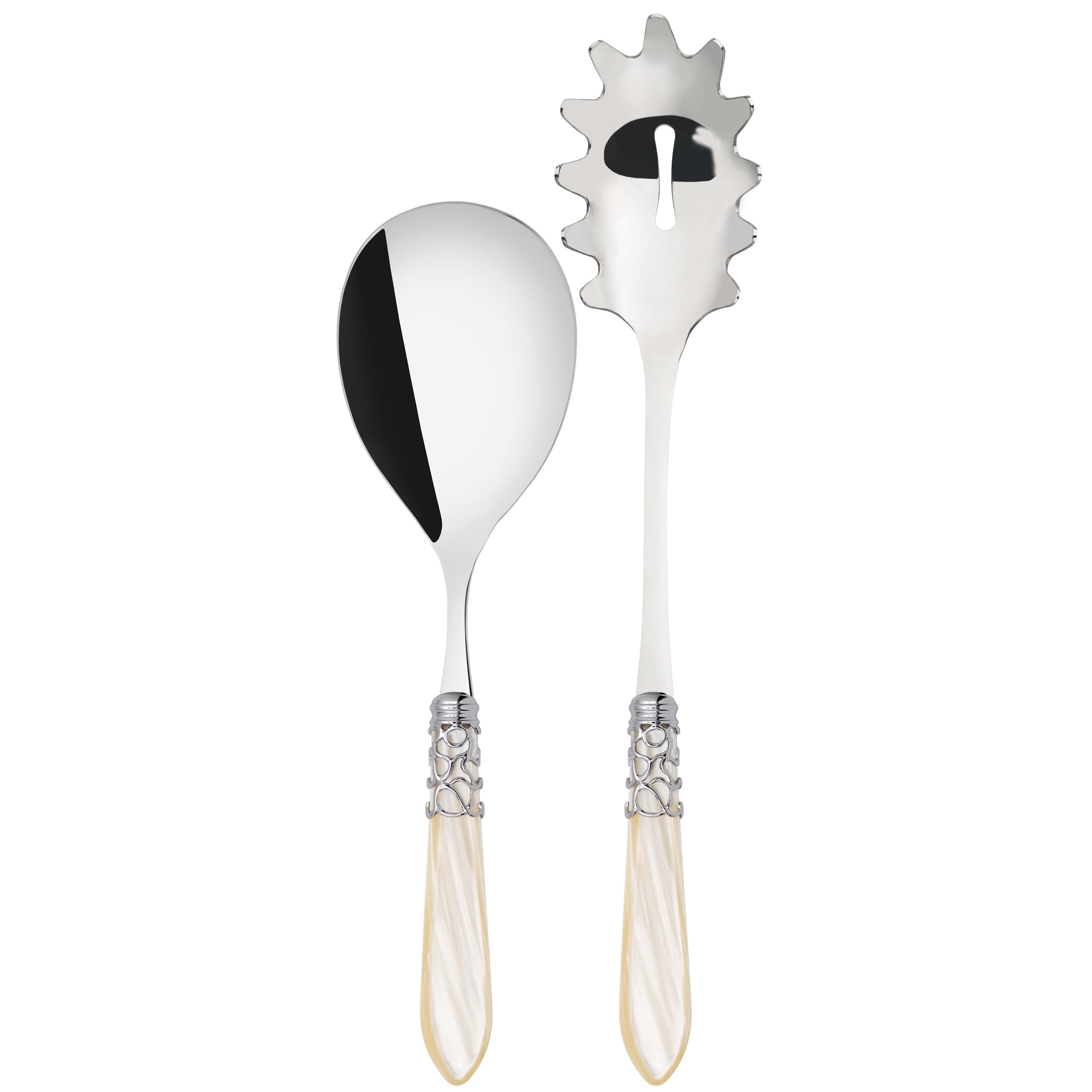 Melodia Brilliant 2 Piece Pasta Set in gift box - Ivory