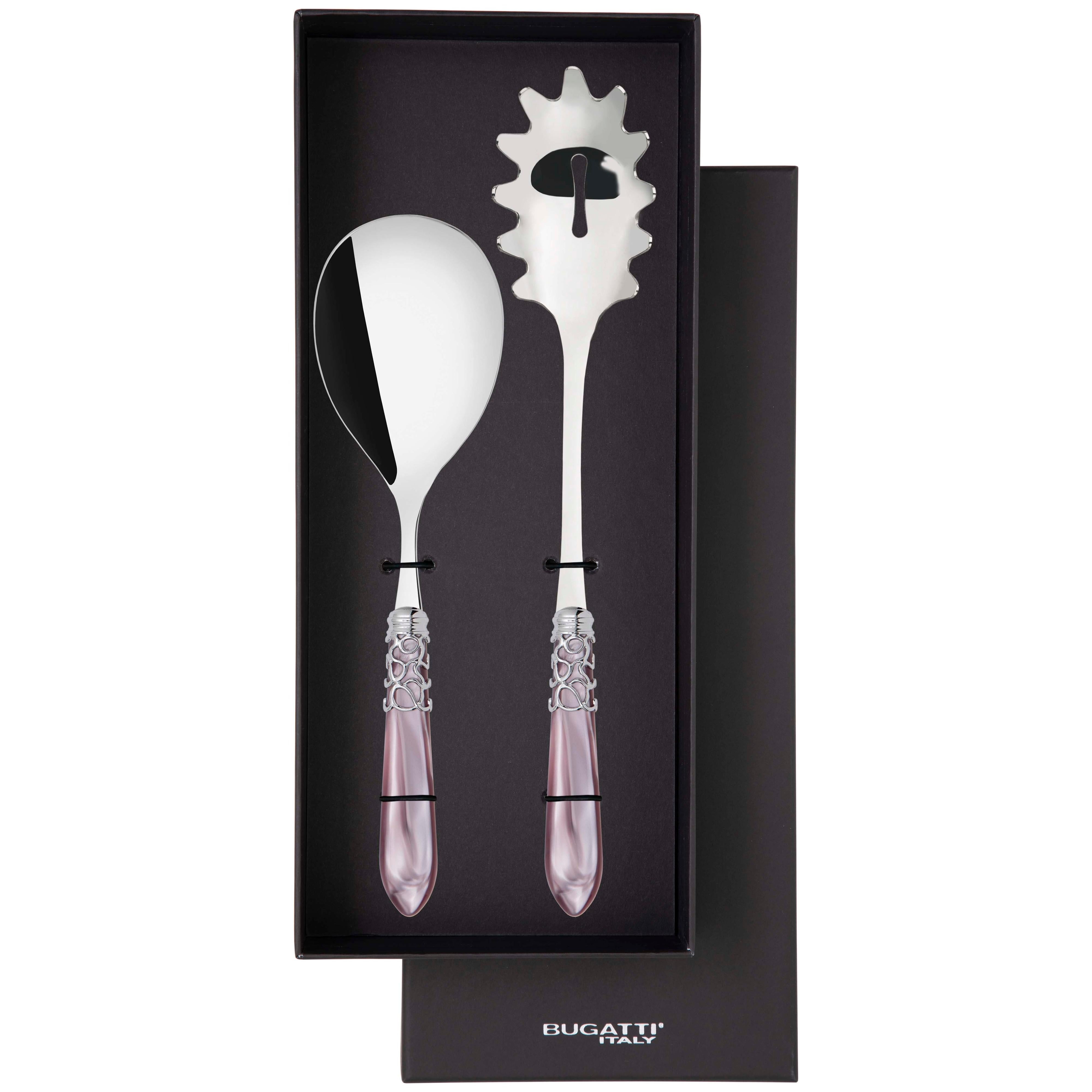 Melodia Brilliant 2 Piece Pasta Set in gift box - lilac