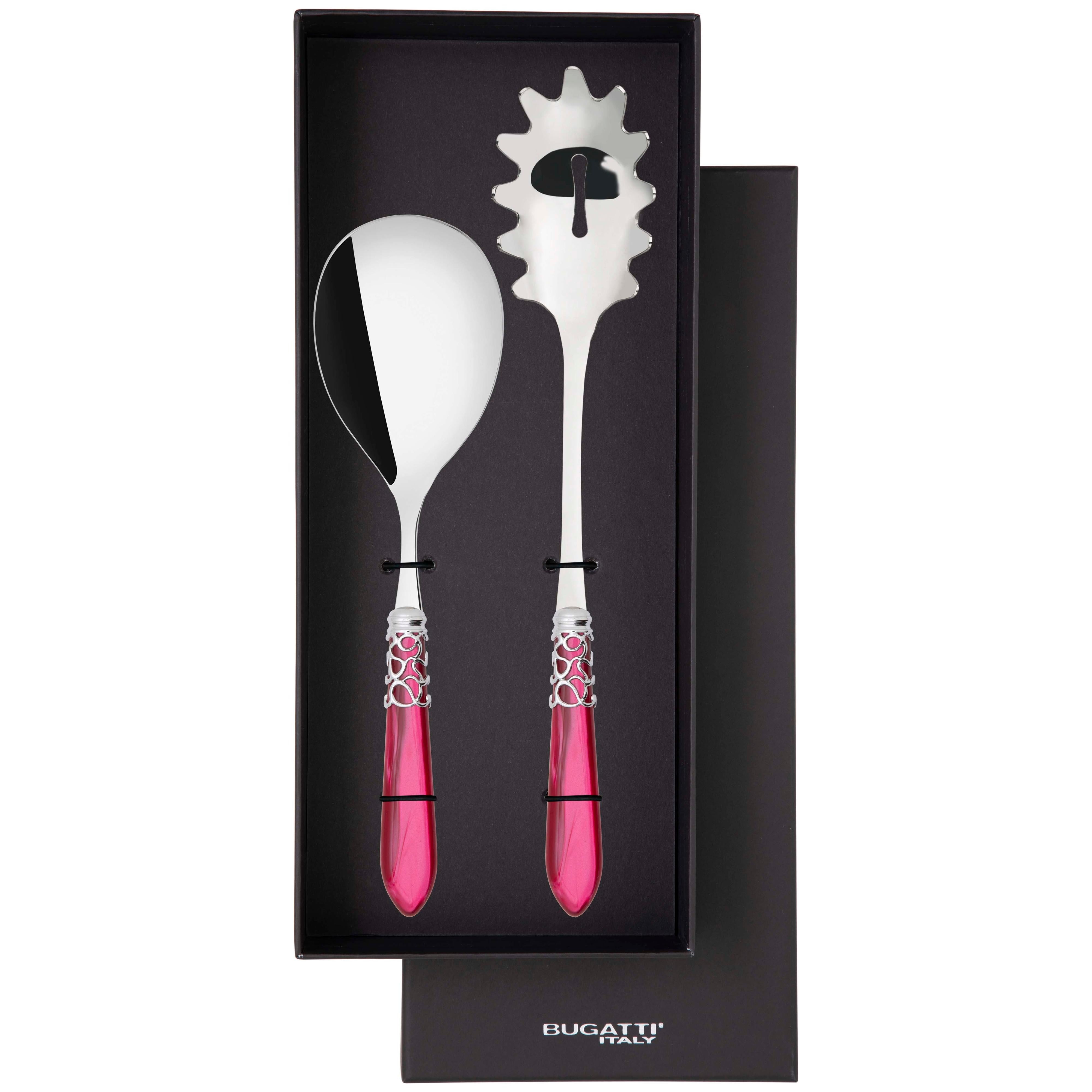 Melodia Brilliant 2 Piece Pasta Set in gift box - raspberry