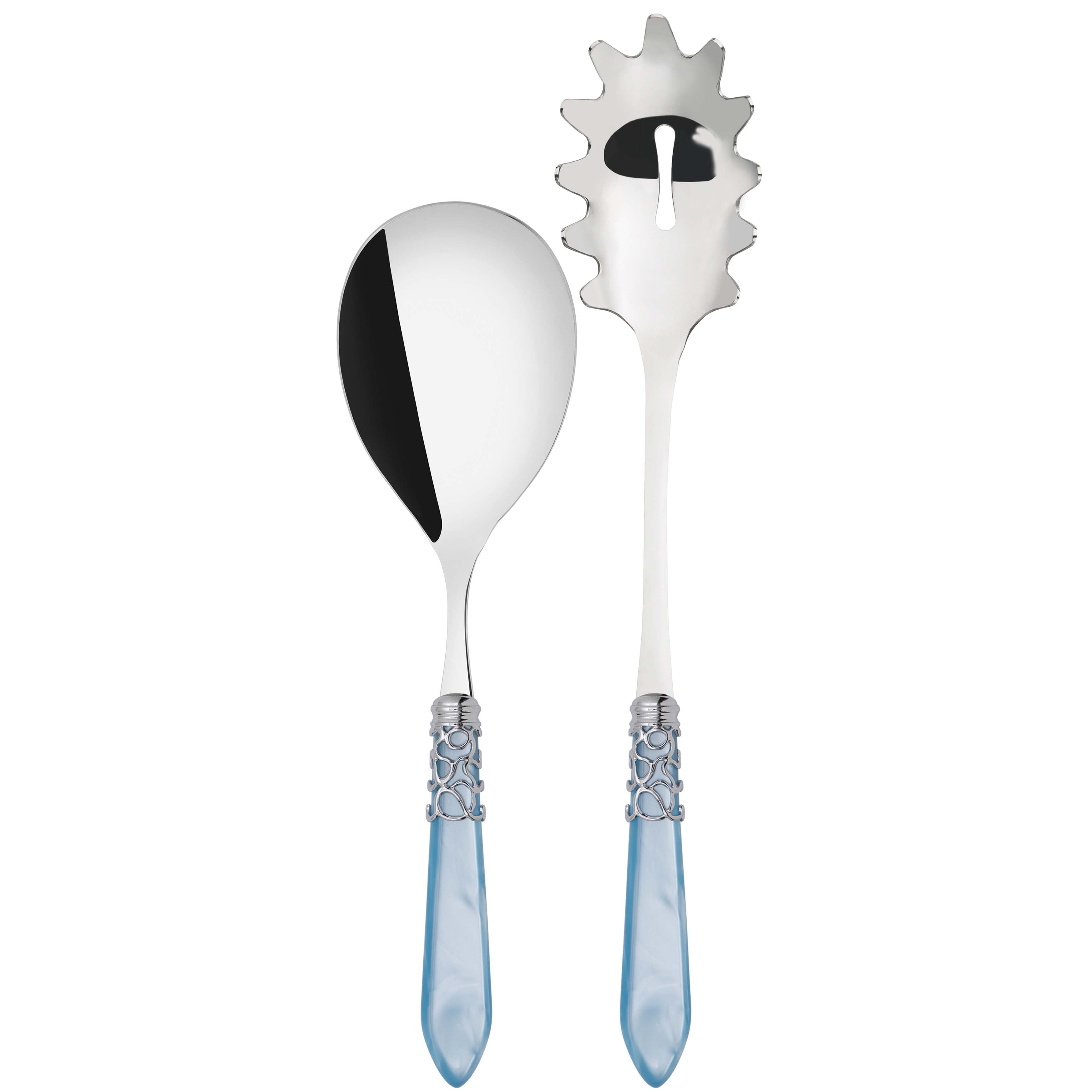 Melodia Brilliant 2 Piece Pasta Set in gift box - sky blue