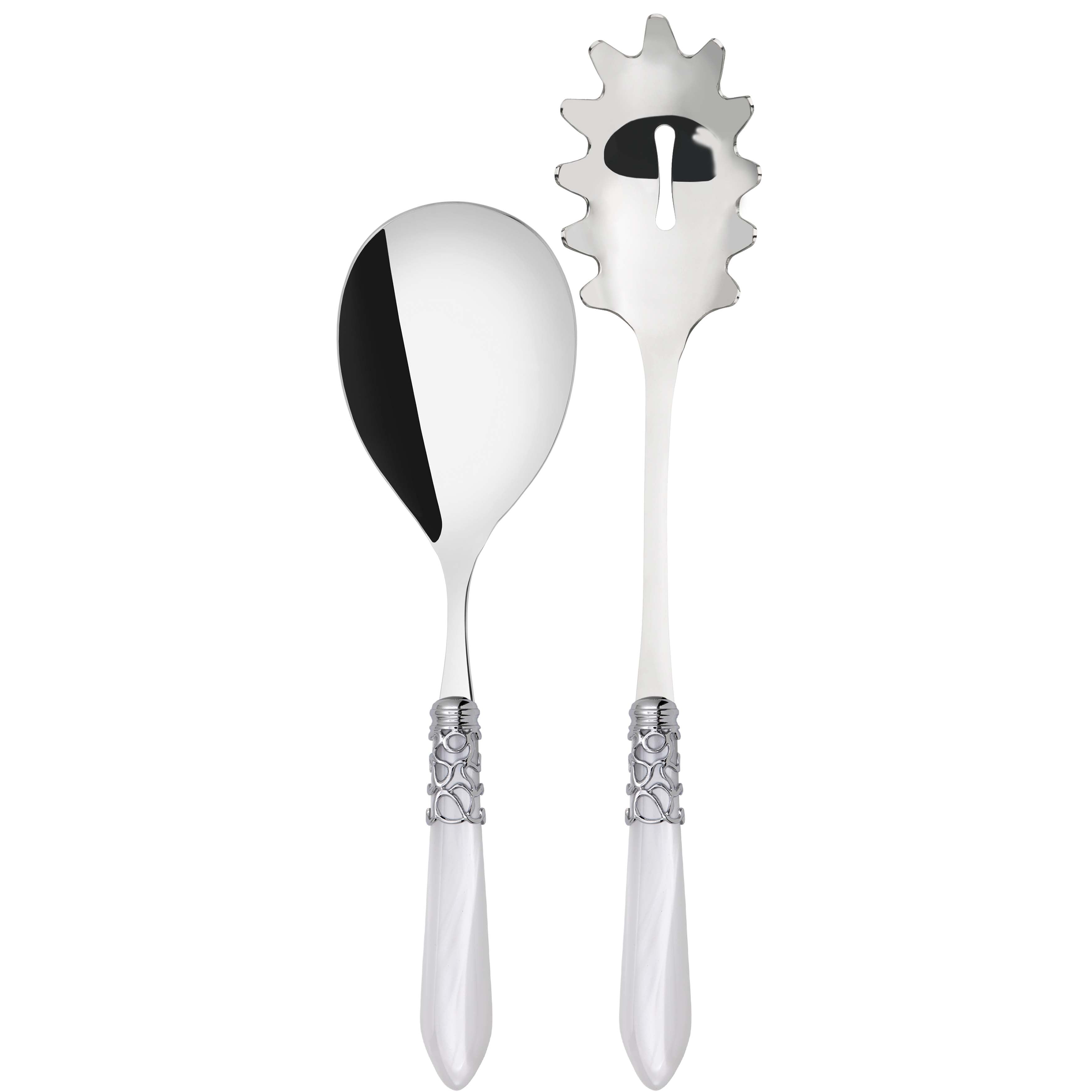 Melodia Brilliant 2 Piece Pasta Set in gift box - white