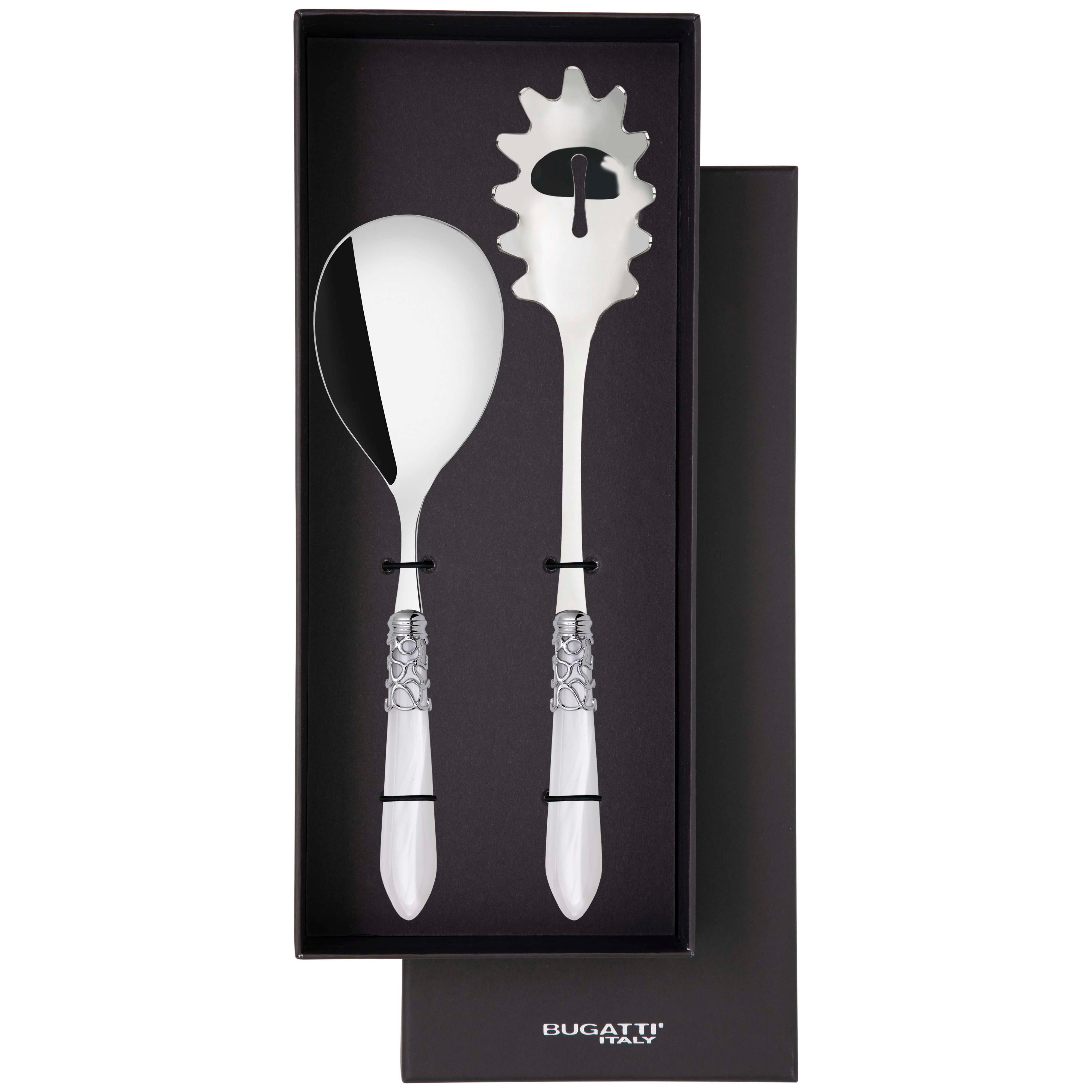 Melodia Brilliant 2 Piece Pasta Set in gift box - white