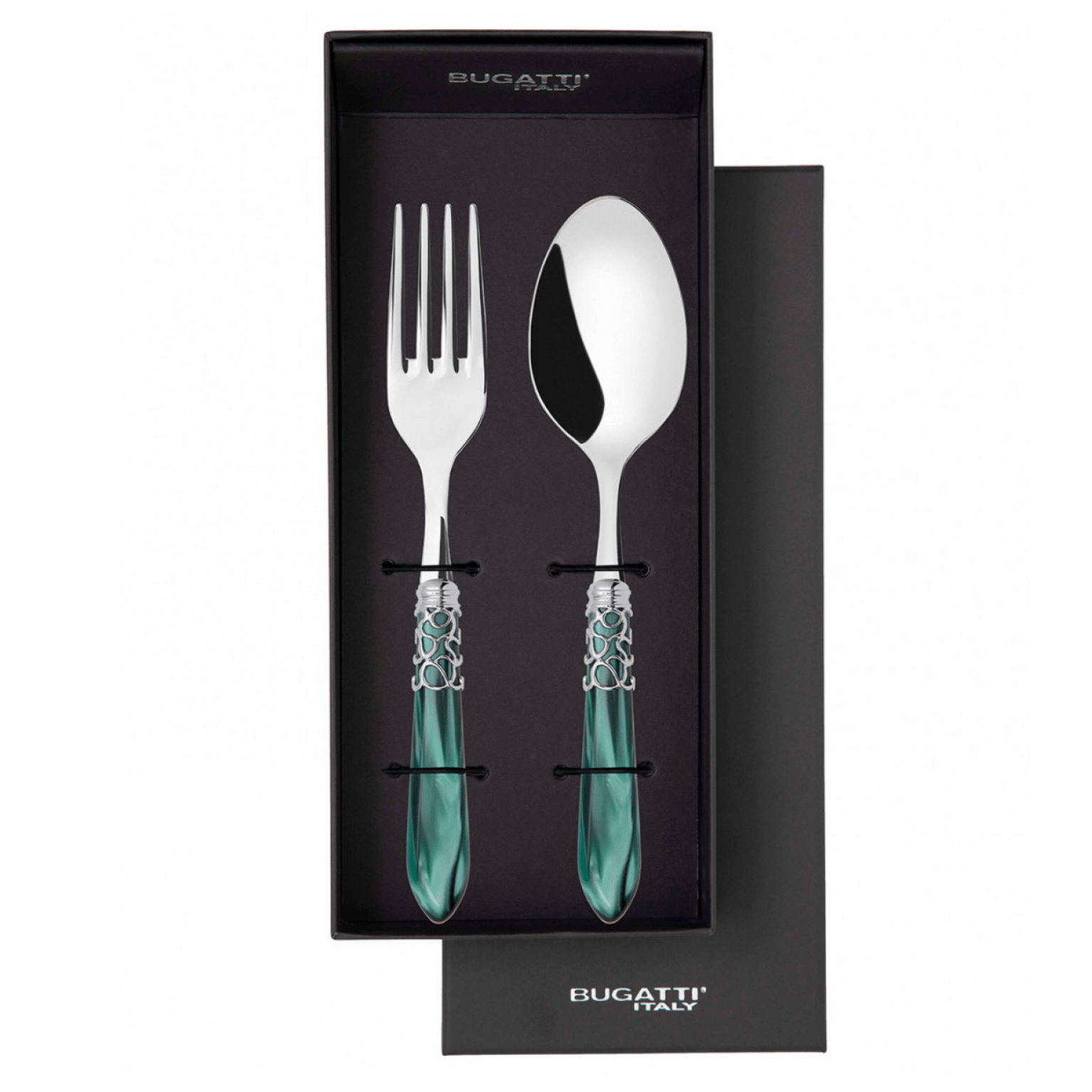 Melodia 2 Piece Serving Set green-Casa Bugatti USA