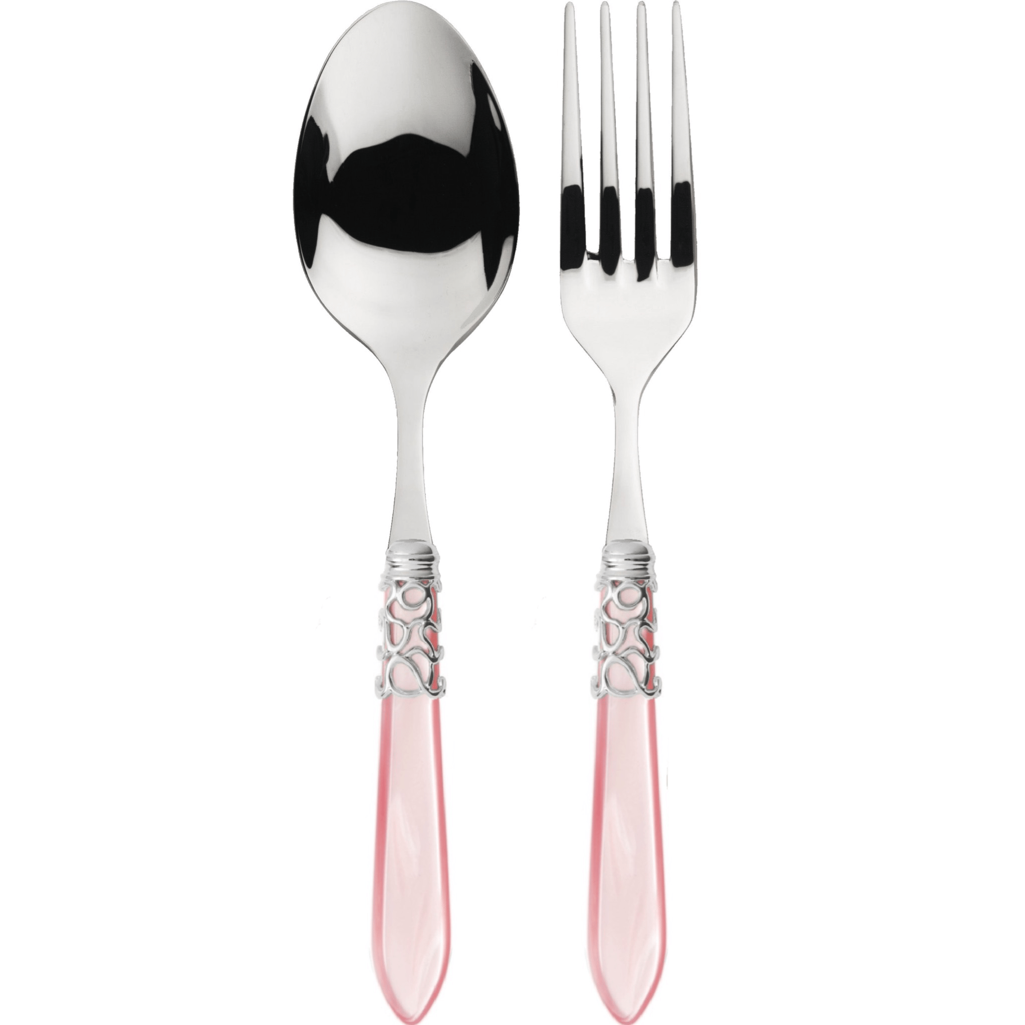 Melodia Brilliant 2 Piece Serving Set - pink-Casa Bugatti USA