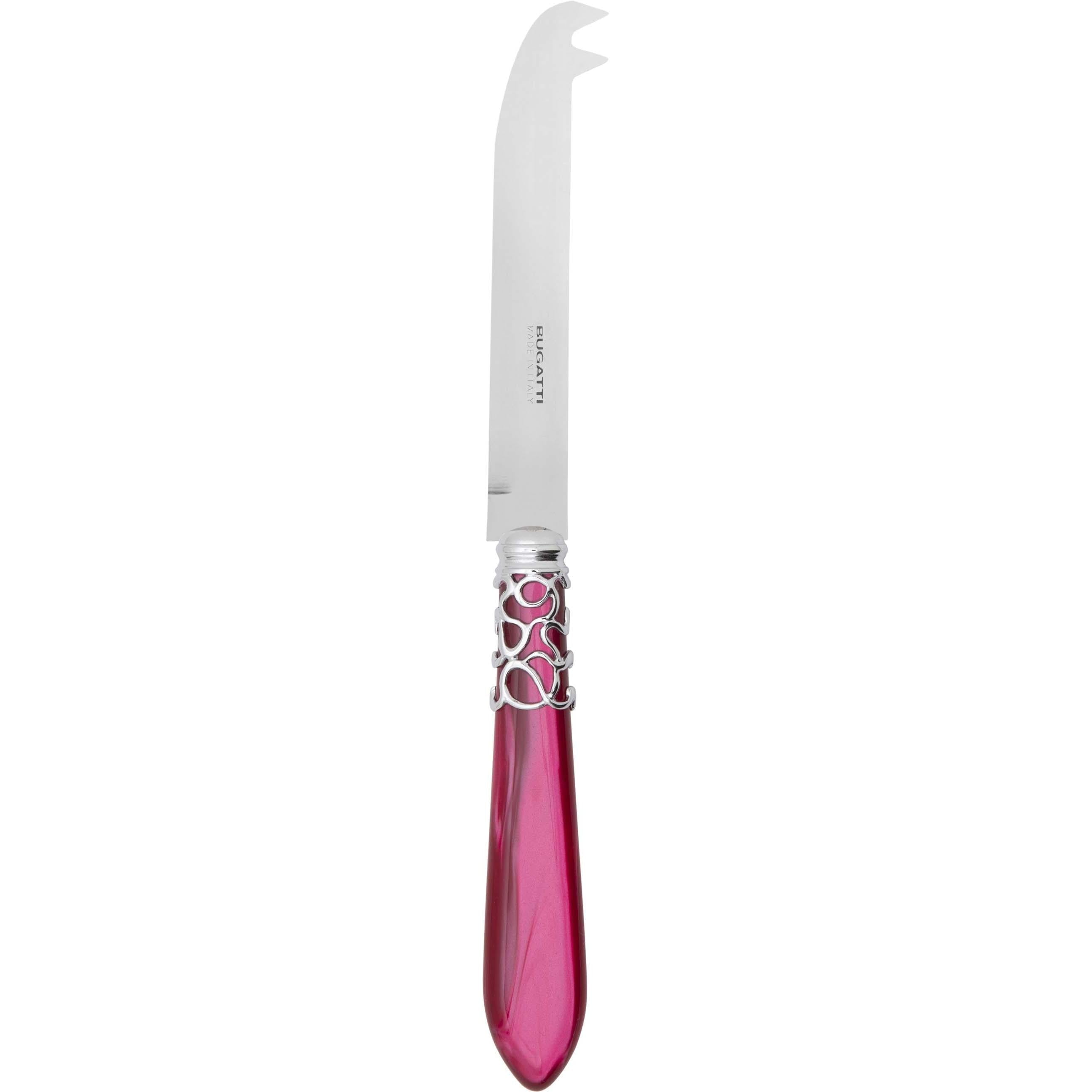 Melodia Brilliant 2 point "deer" cheese Knife - raspberry