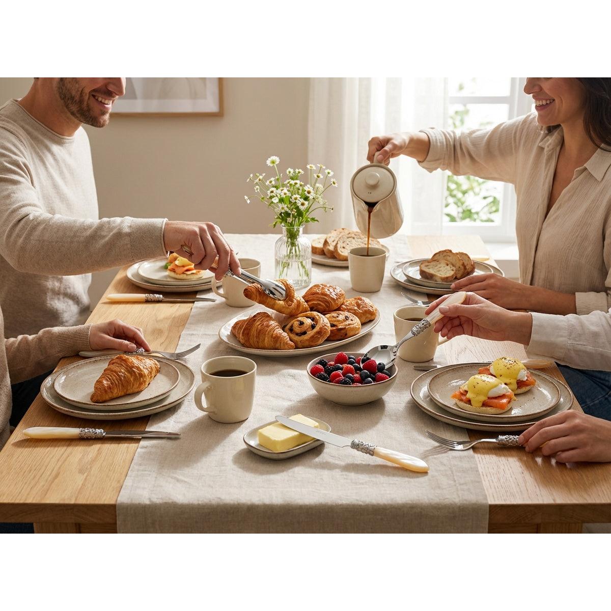 Melodia Brilliant 5 Piece Place Setting - Ivory