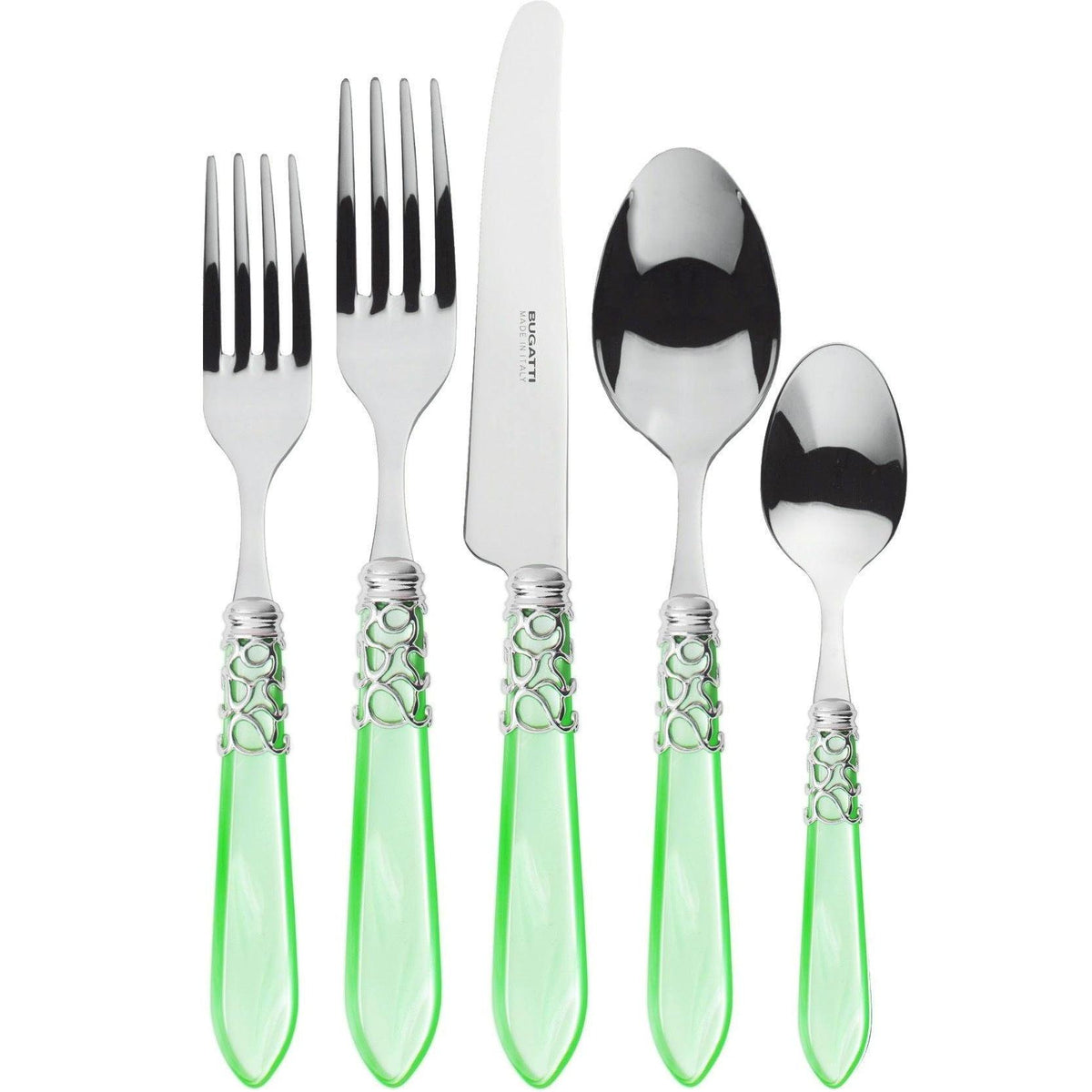 Melodia Brilliant 5 Piece Place setting - Mint-Casa Bugatti USA