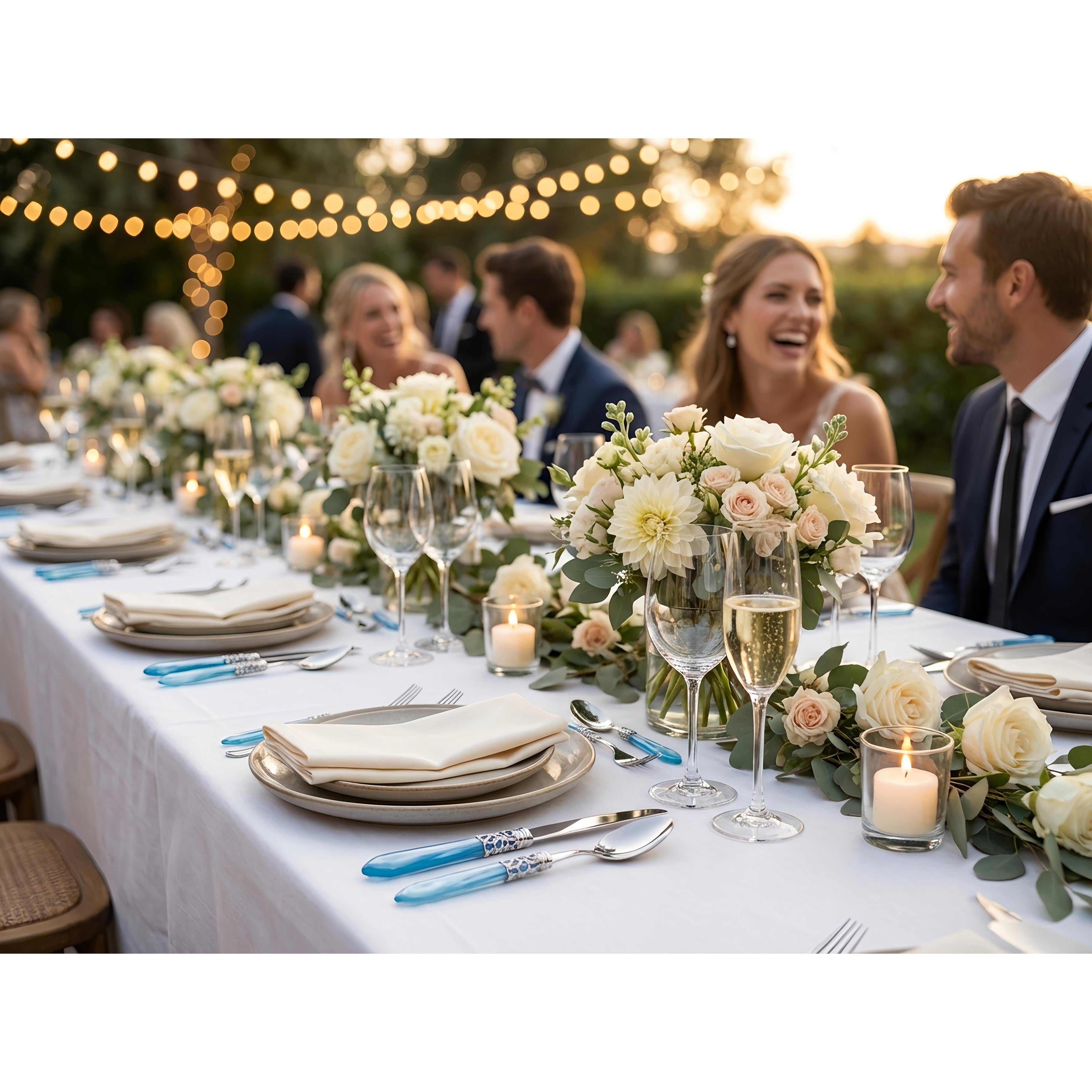 Melodia Brilliant 5 Piece Place setting - Sky Blue