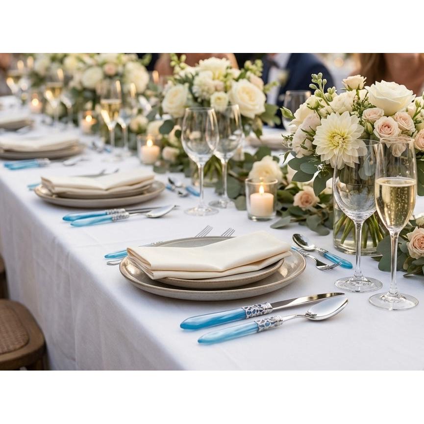 Melodia Brilliant 5 Piece Place setting - Sky Blue