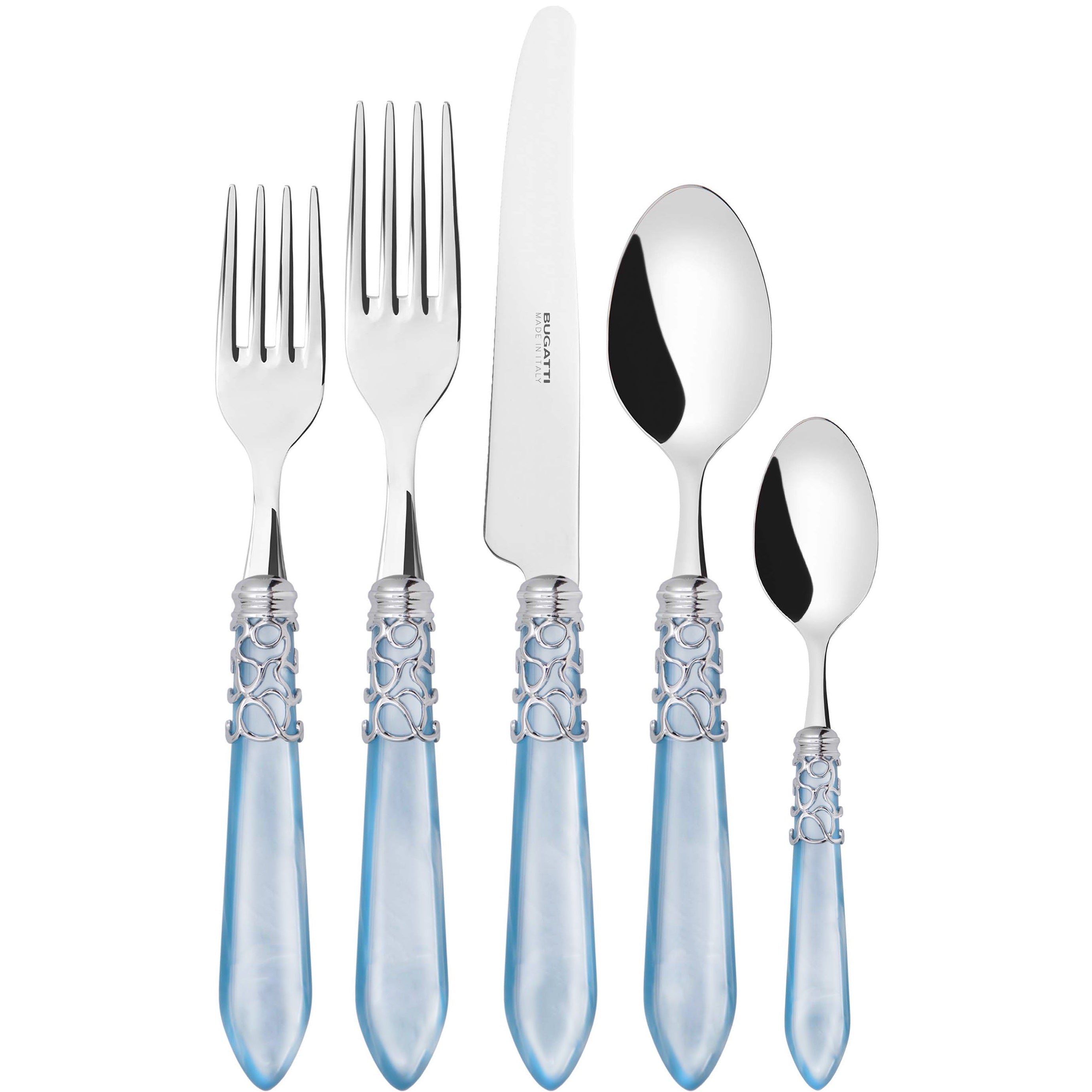 Melodia Brilliant 5 Piece Place setting - Sky Blue