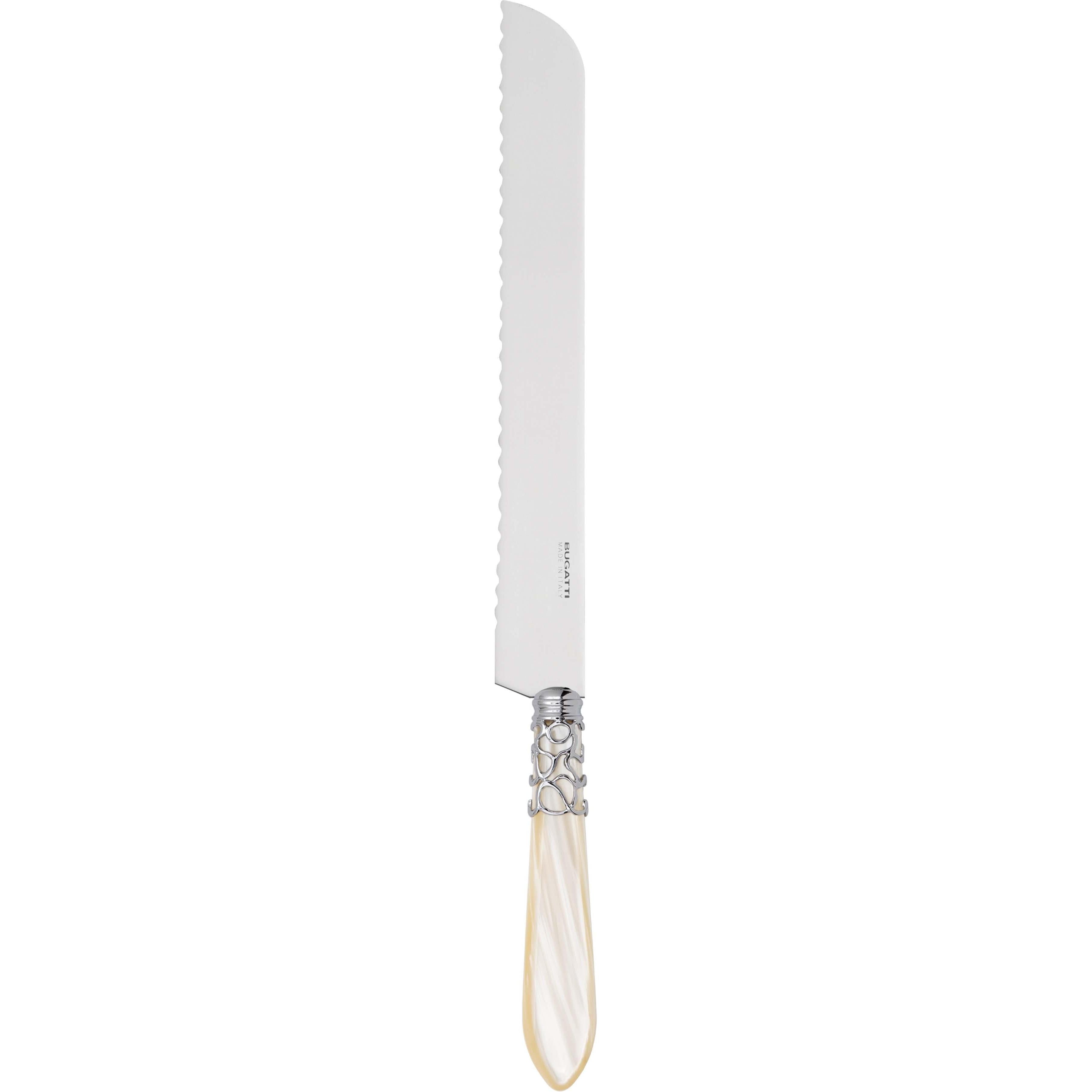 Melodia Brilliant Bread Knife - ivory