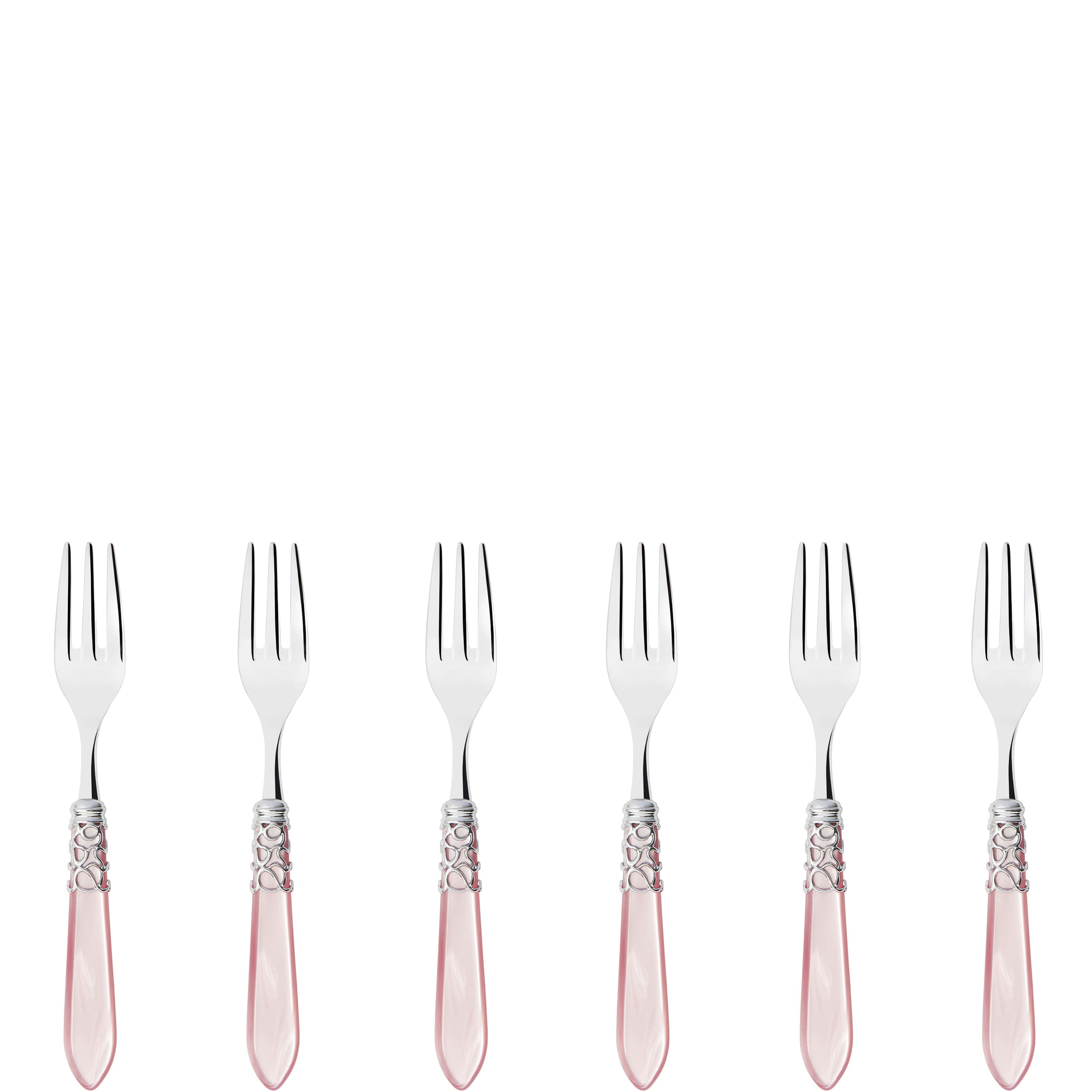 Melodia Brilliant Cake / Cocktail Forks Set - pink
