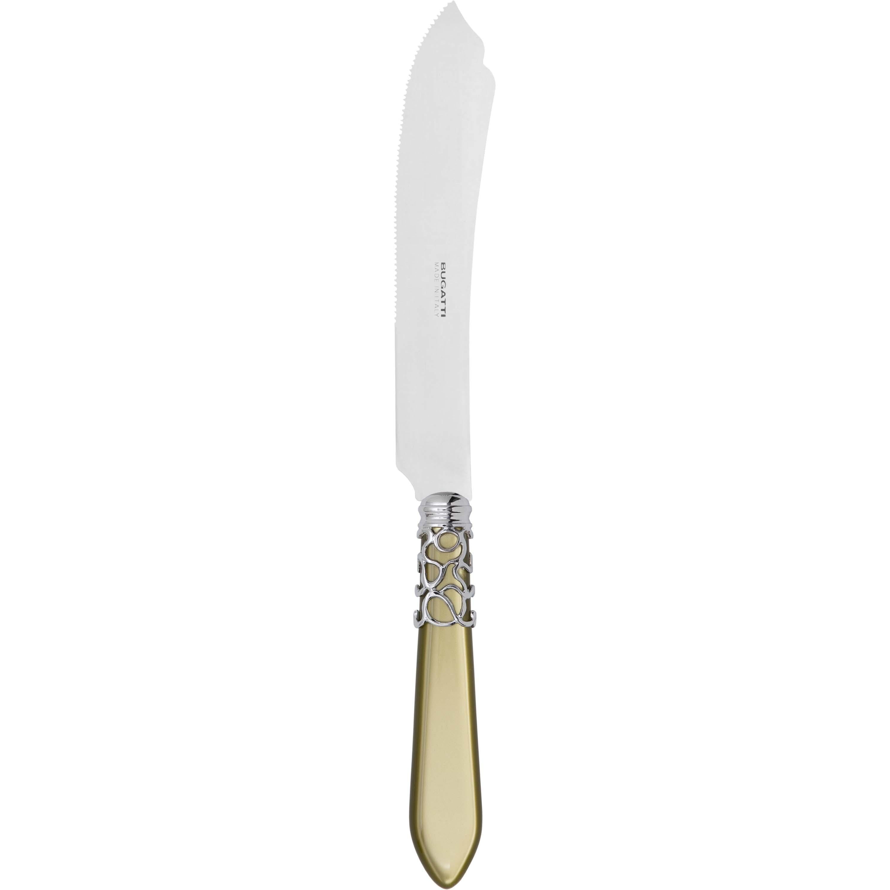 Melodia Brilliant Cake Knife 28 cm (11.02 inch) - chartreuse green