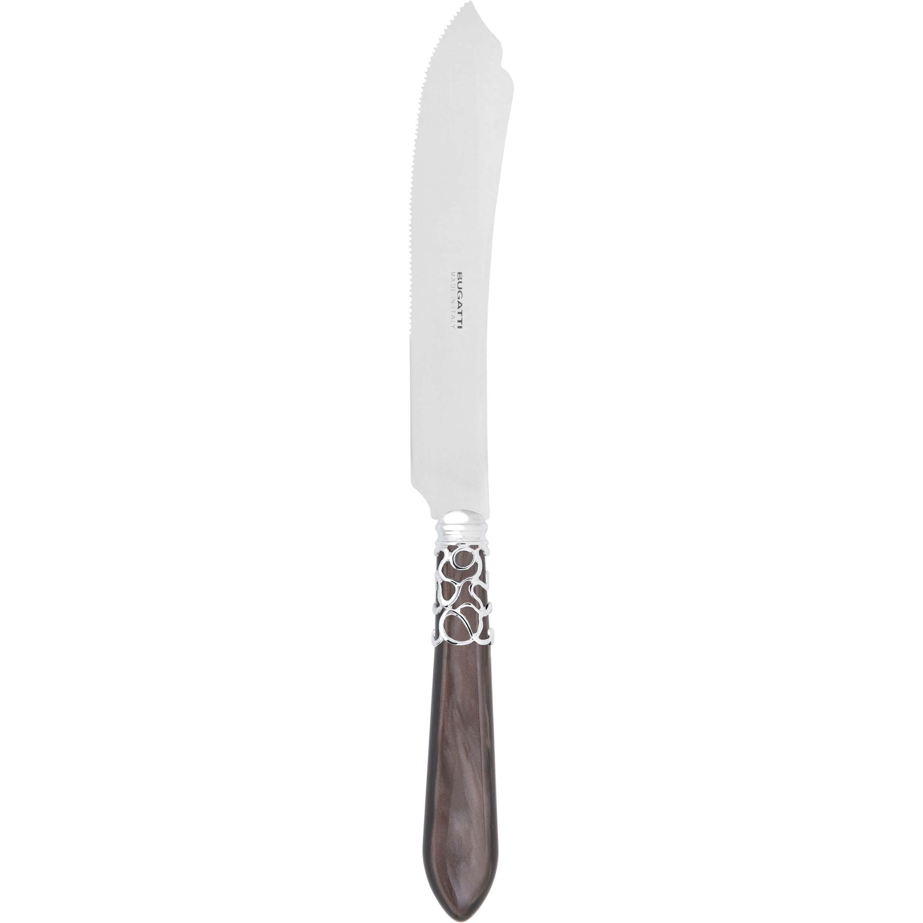 Melodia Brilliant Cake Knife 28 cm (11.02 inch) - Chocolate-Casa Bugatti USA