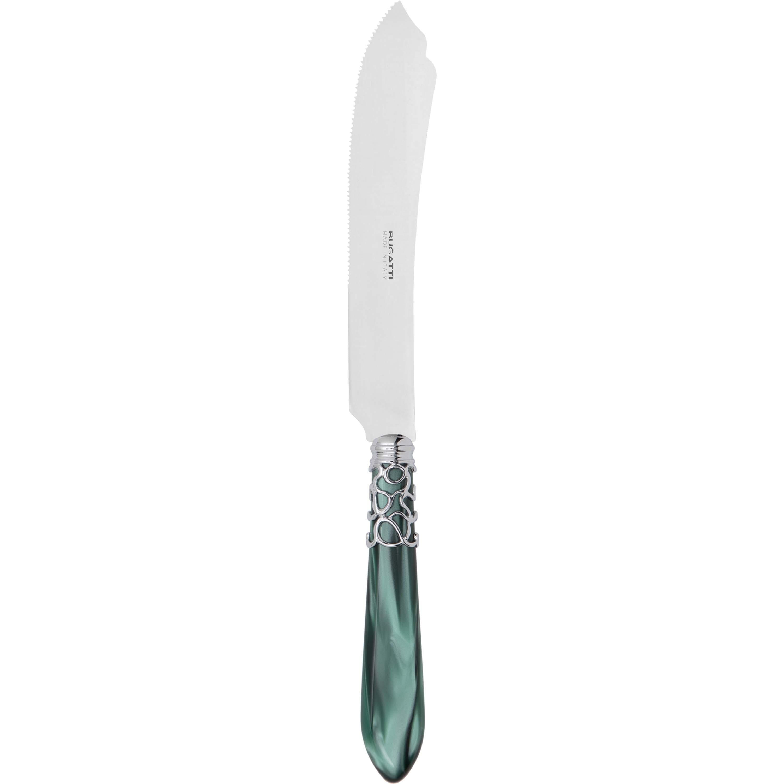 Melodia Brilliant Cake Knife 28 cm (11.02 inch) - green