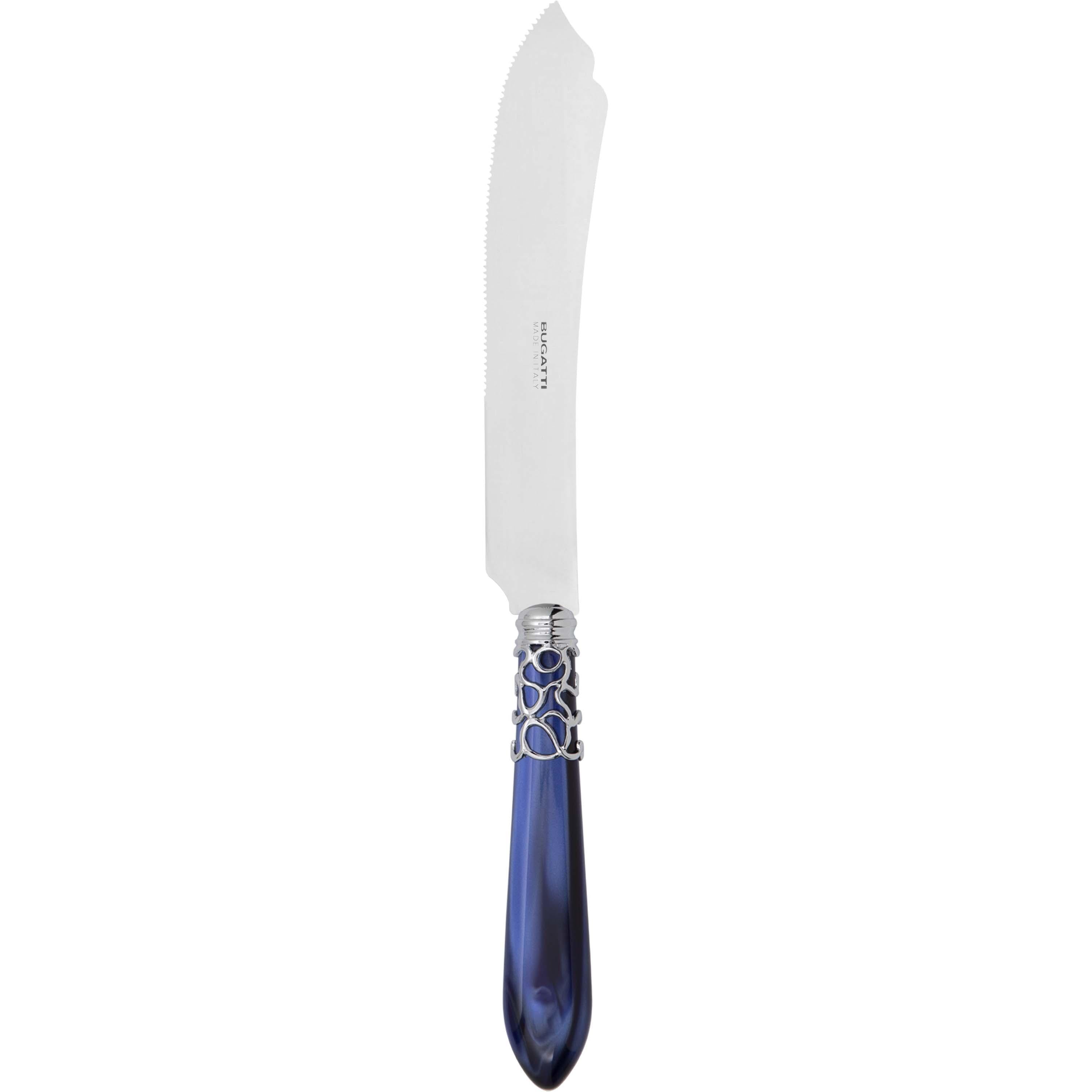 Melodia Brilliant Cake Knife 28 cm (11.02 inch) - royal blue