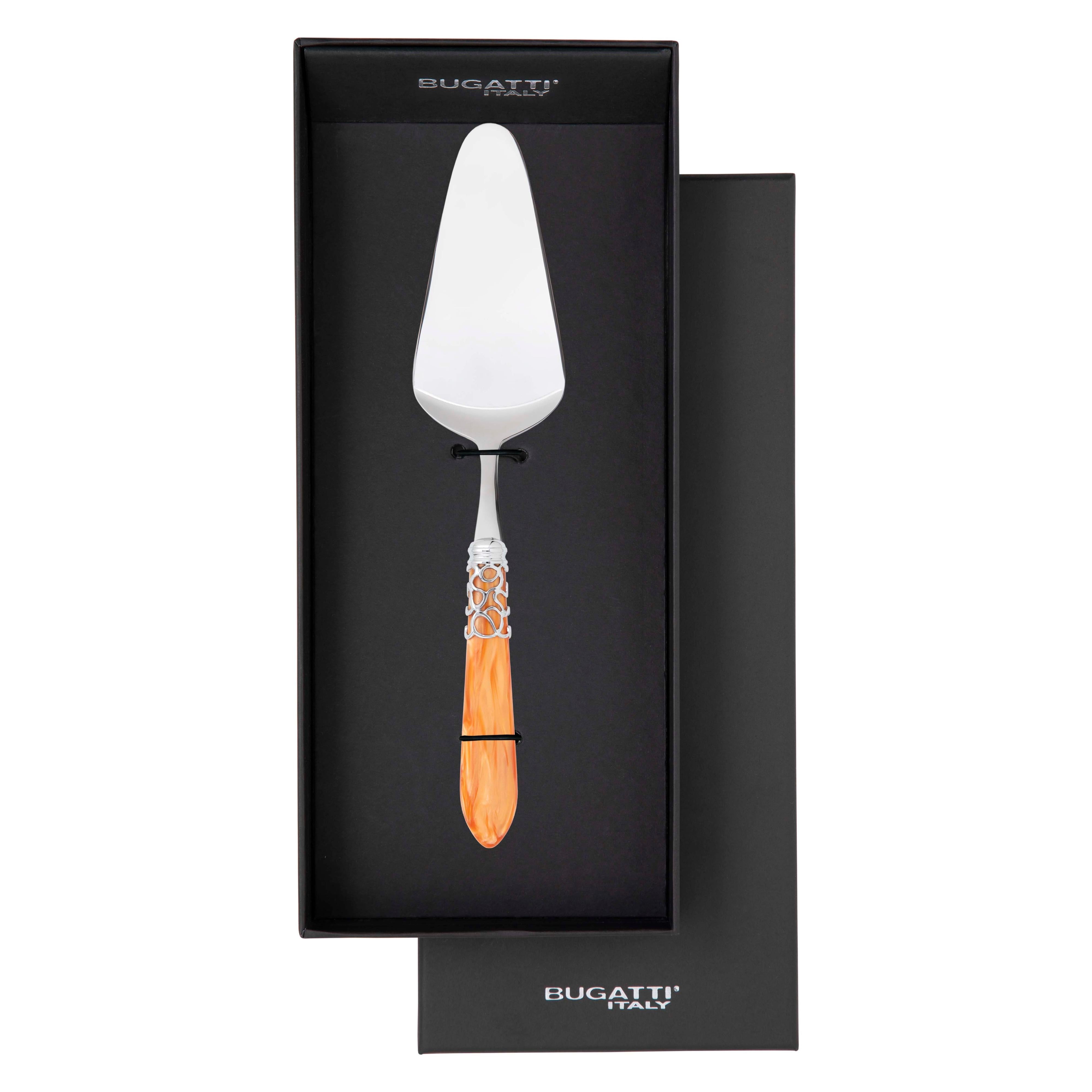 Melodia Brilliant Cake Server in gift box - tangerine