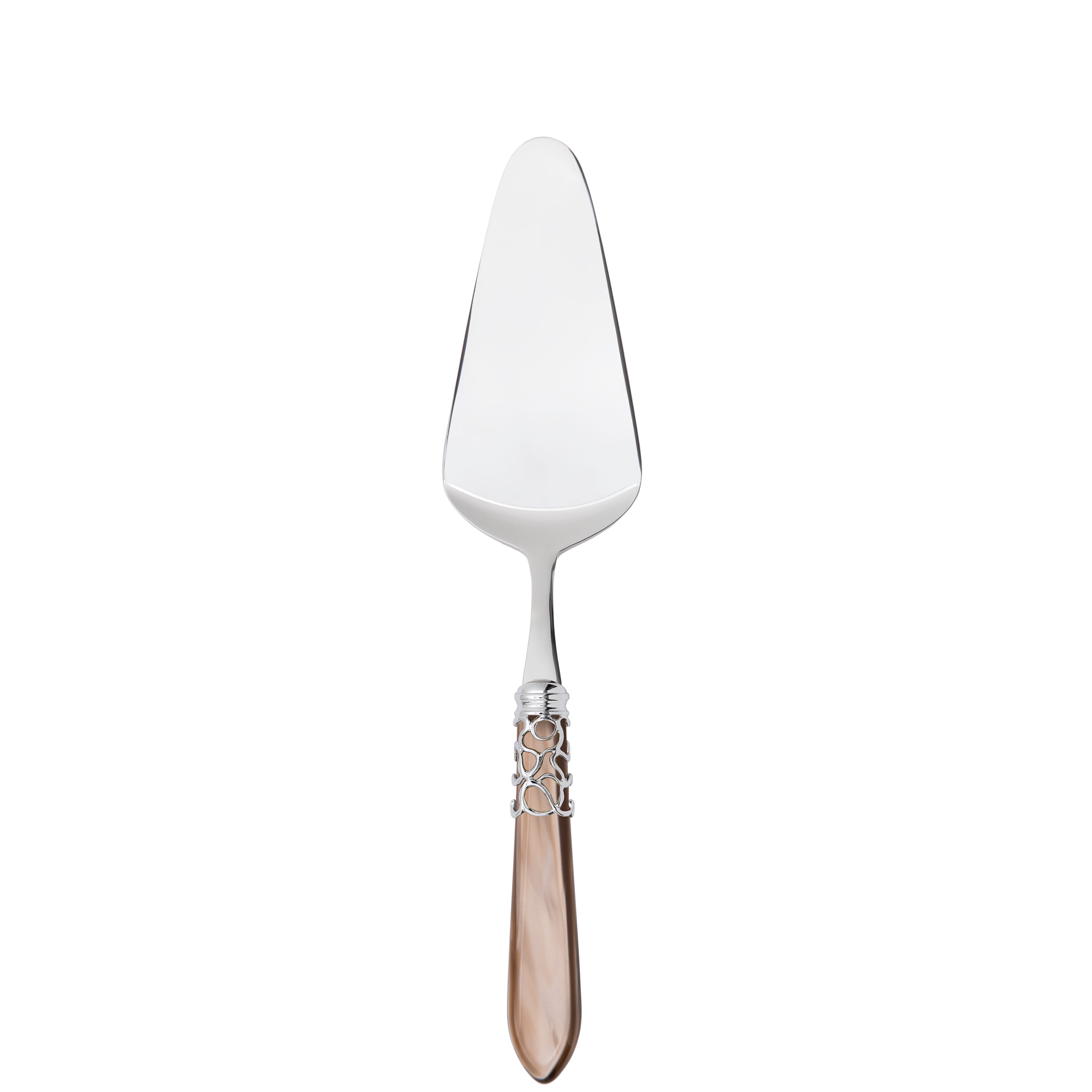 Melodia Brilliant Cake Server in gift box - taupe