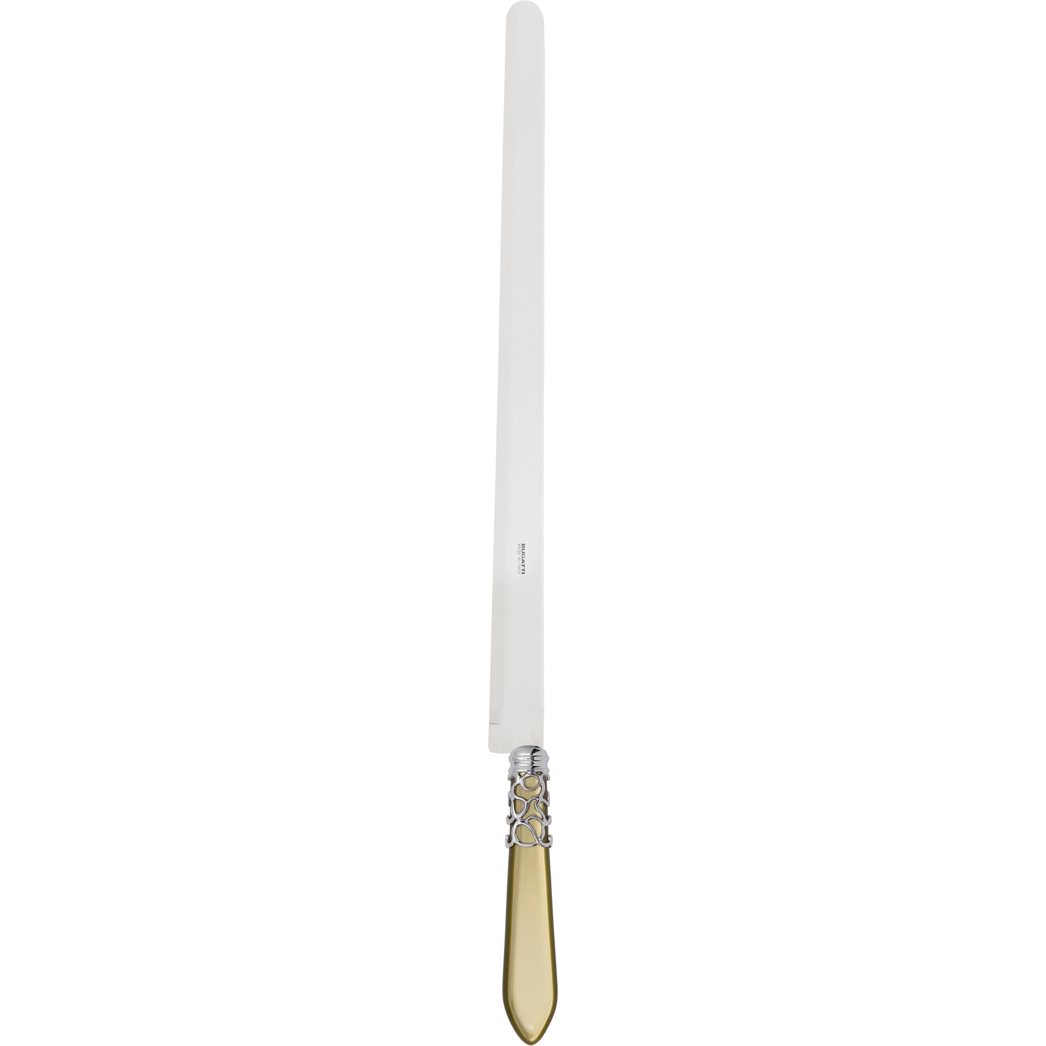 Melodia Brilliant Ham Knife 40 cm (15.75 inch) - chartreuse green