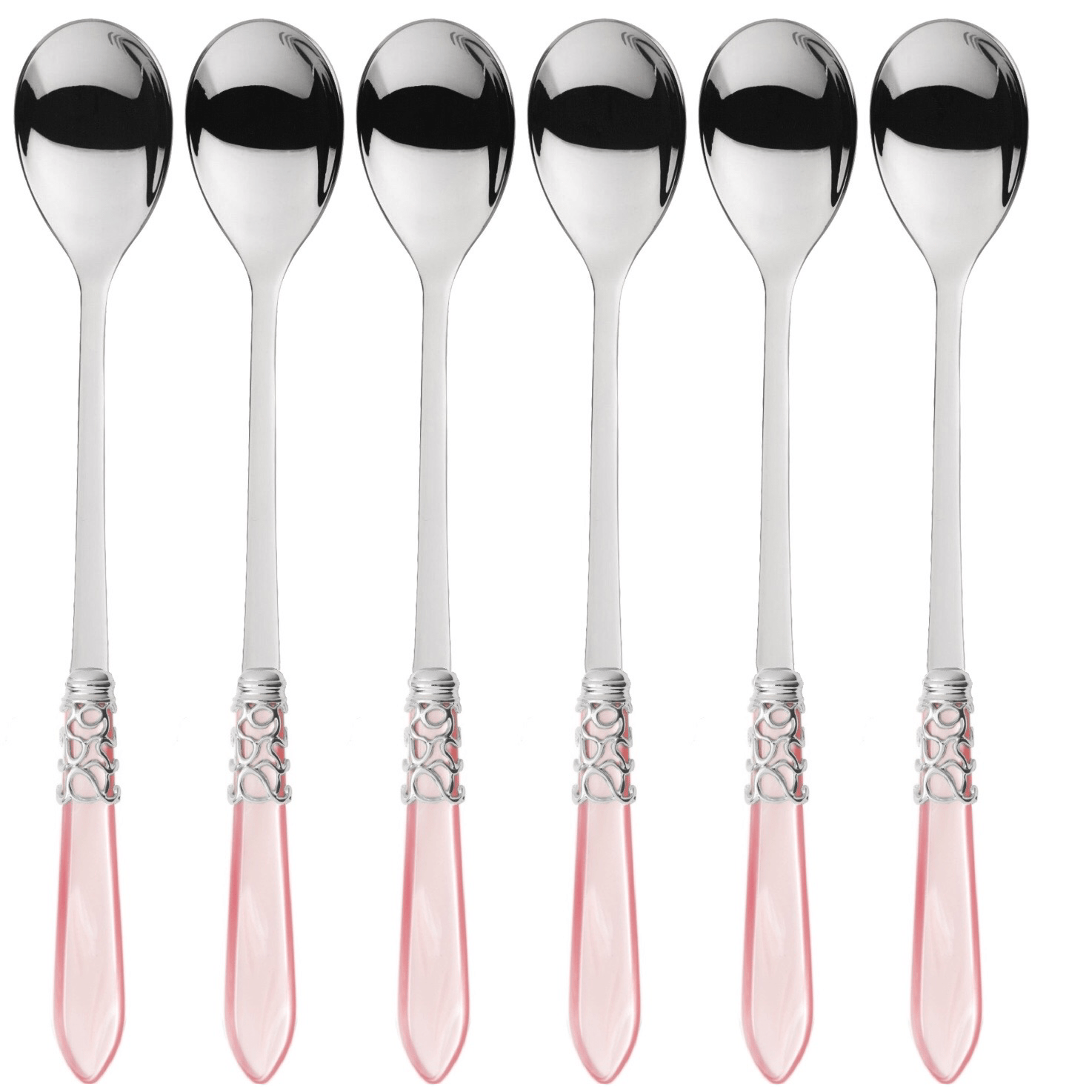 Melodia Cocktail Spoons Set pink-Casa Bugatti USA