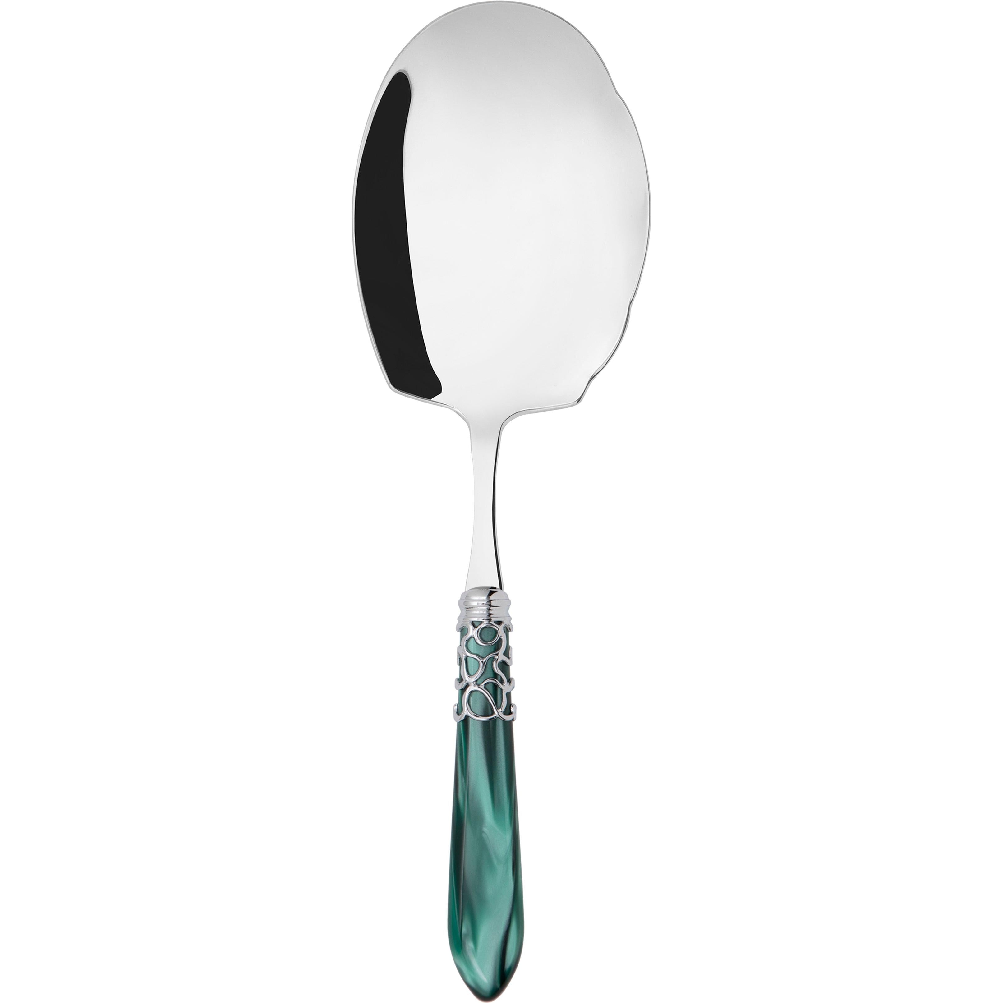 Melodia Brilliant Kebab Serving Spoon - green