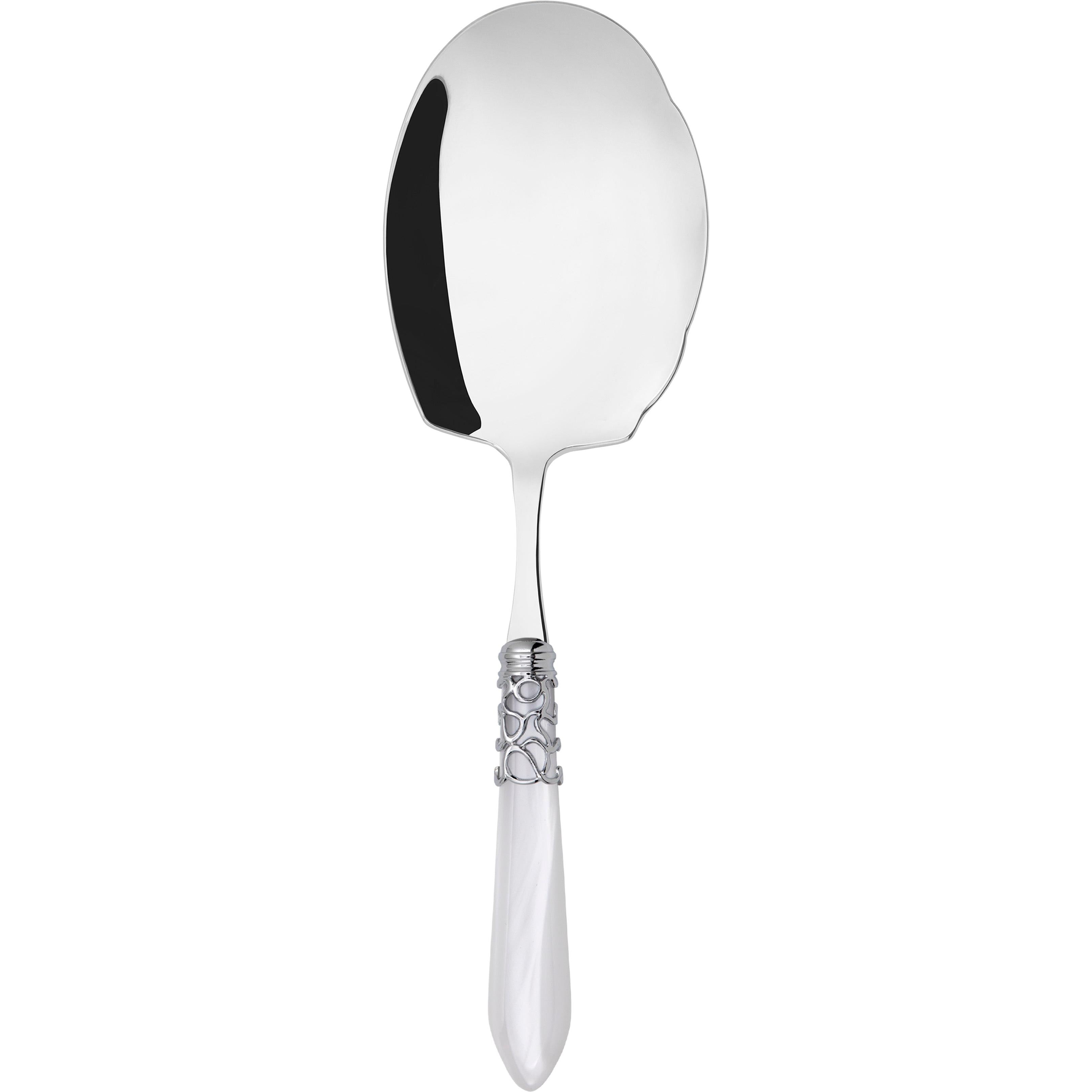 Melodia Brilliant Kebab Serving Spoon - white