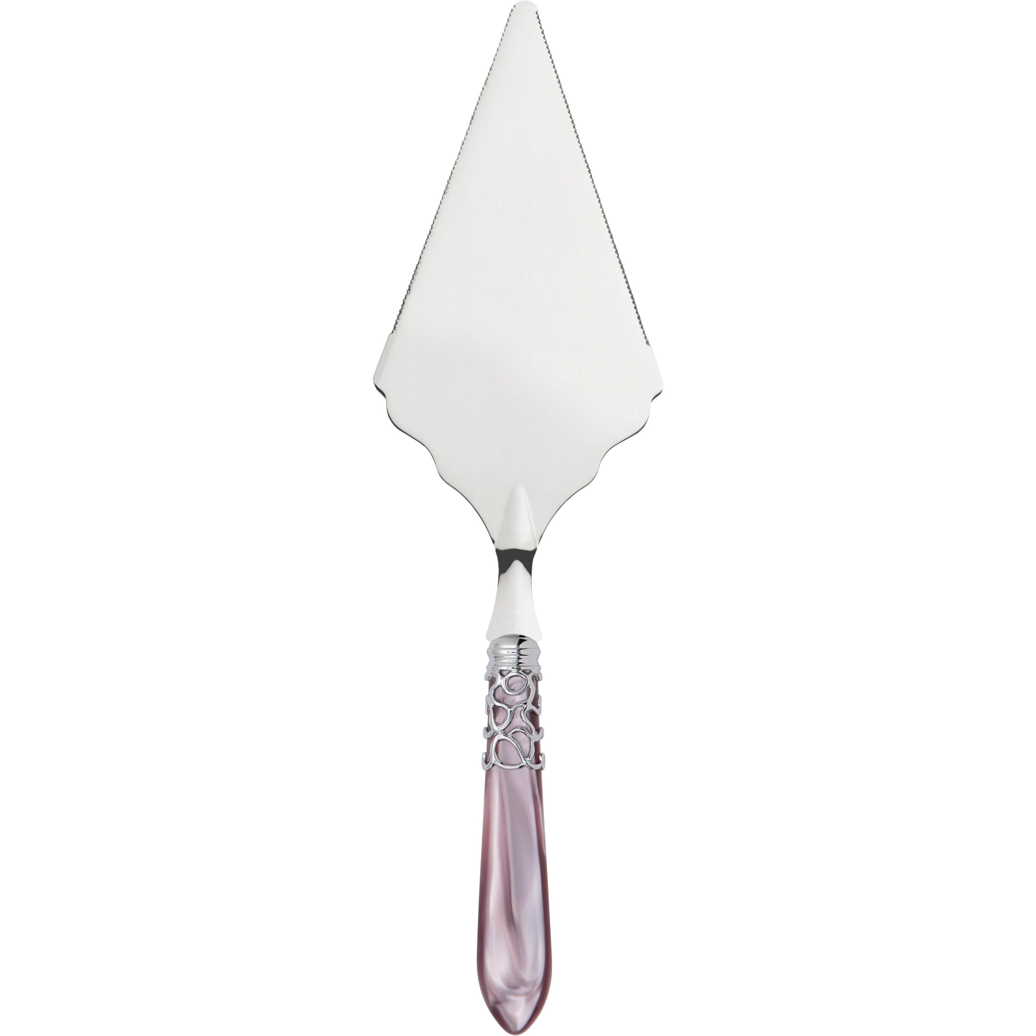 Melodia Brilliant Large Cake Server Serrated - lilac