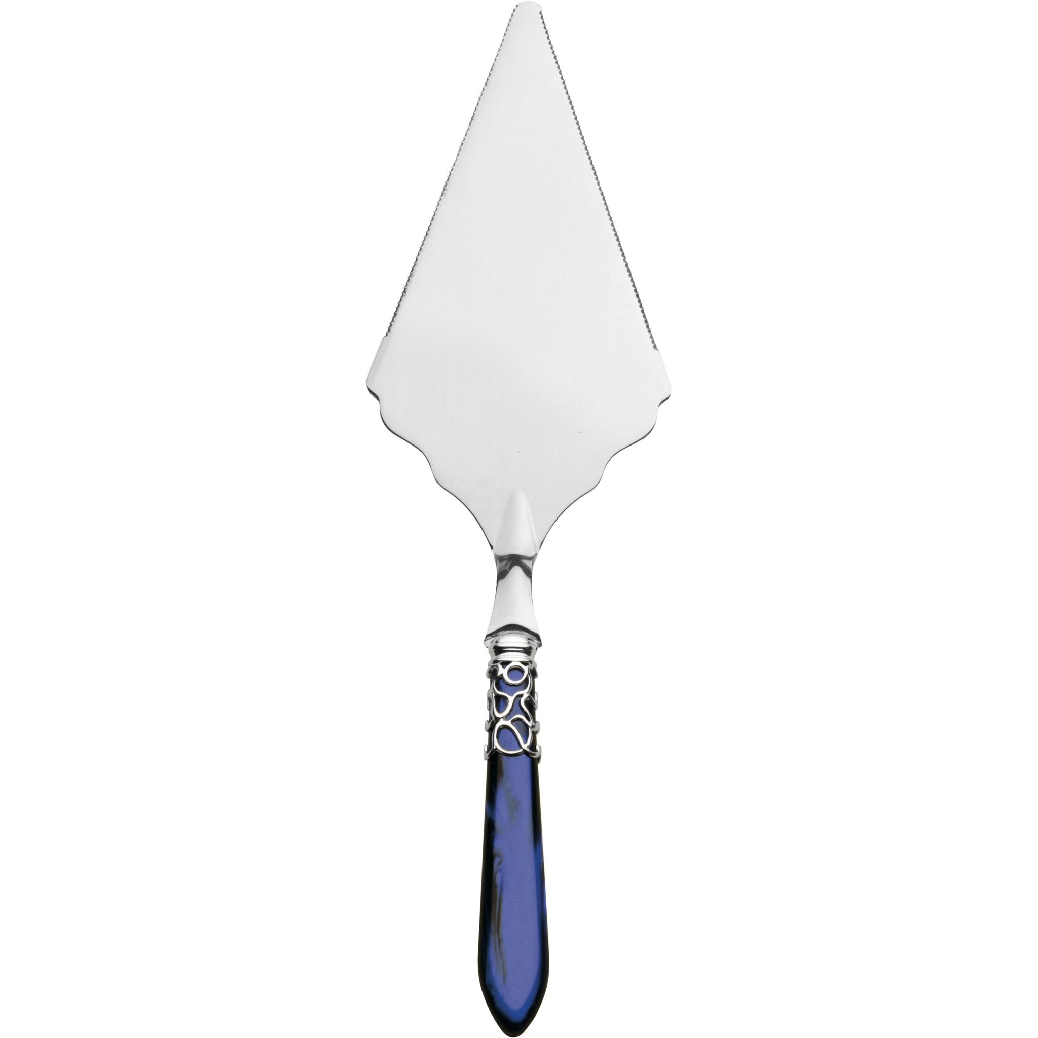 Melodia Pie Cake Server Serrated royal blue-Casa Bugatti USA