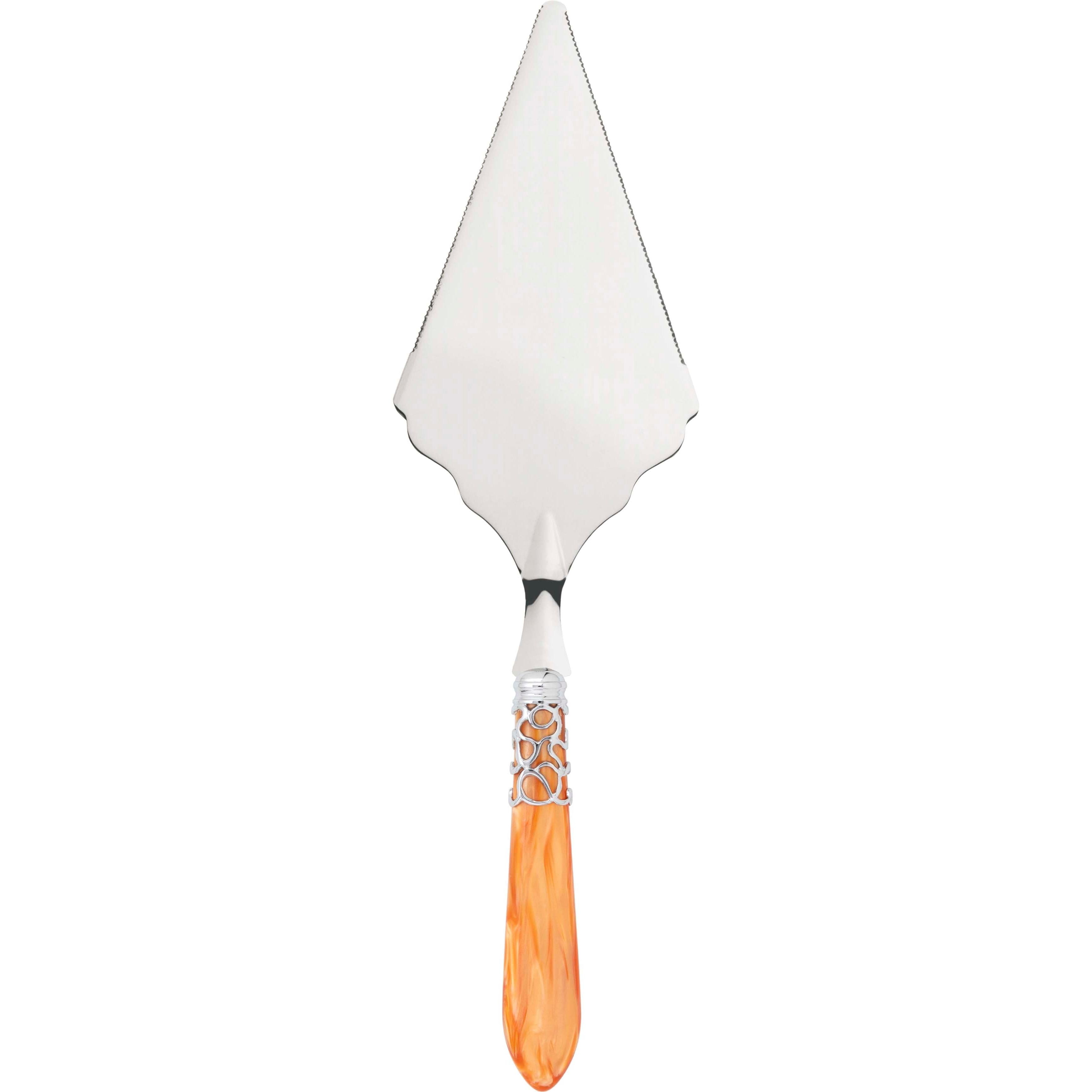 Melodia Brilliant Large Cake Server Serrated - tangerine