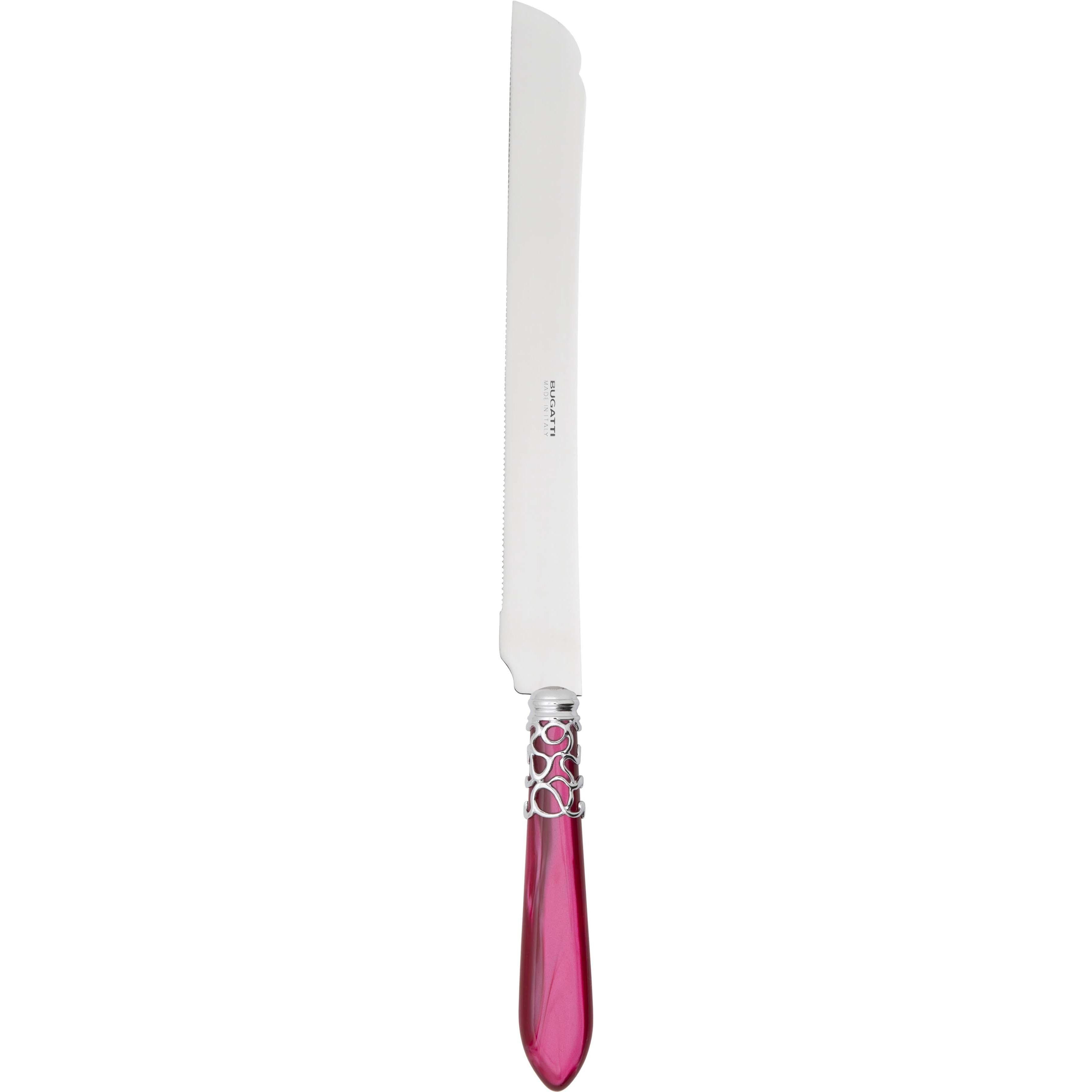 Melodia Brilliant Long Cake Knife 32 cm (12.60 inch) - Raspberry-Casa Bugatti USA
