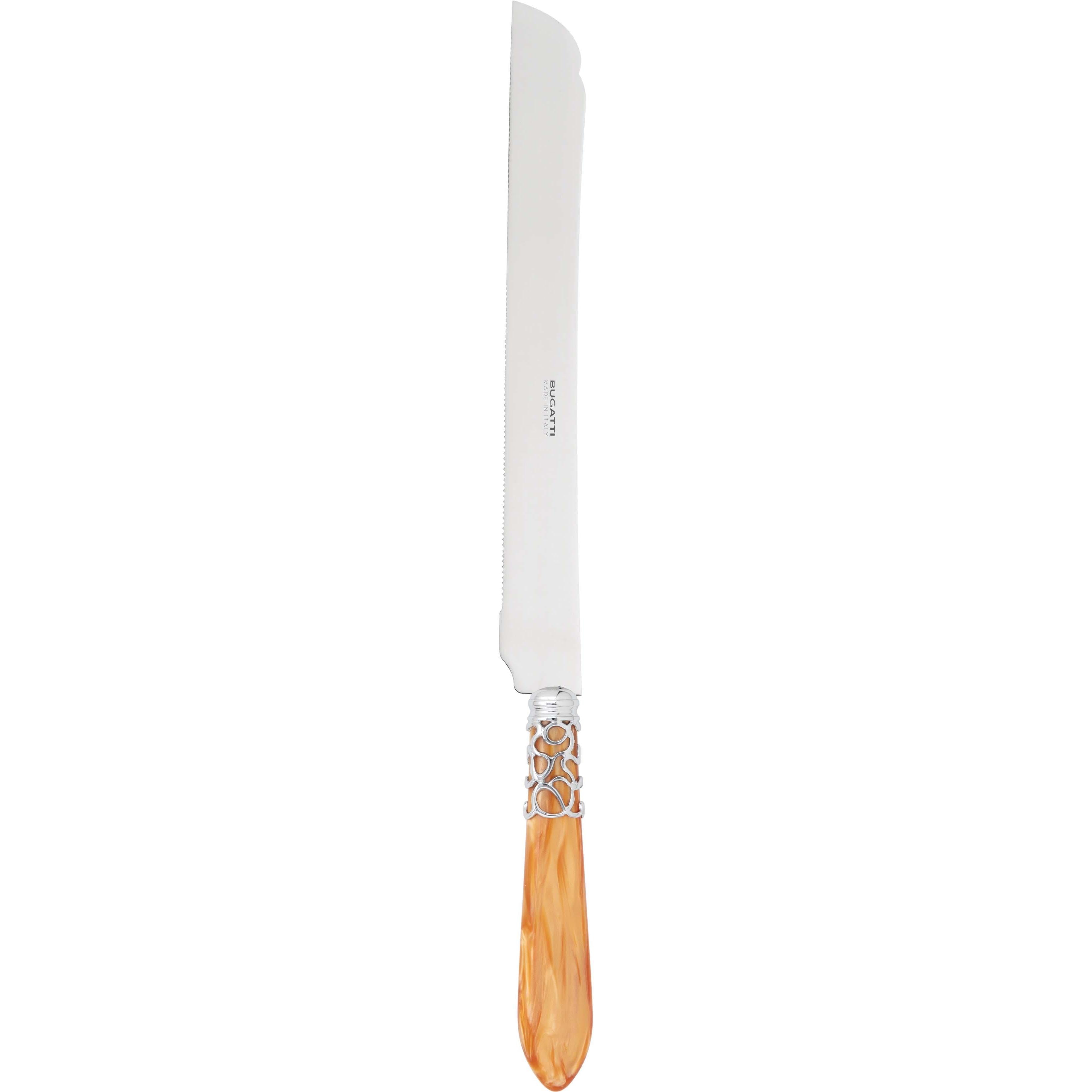 Melodia Brilliant Long Cake Knife 32 cm (12.60 inch) - tangerine