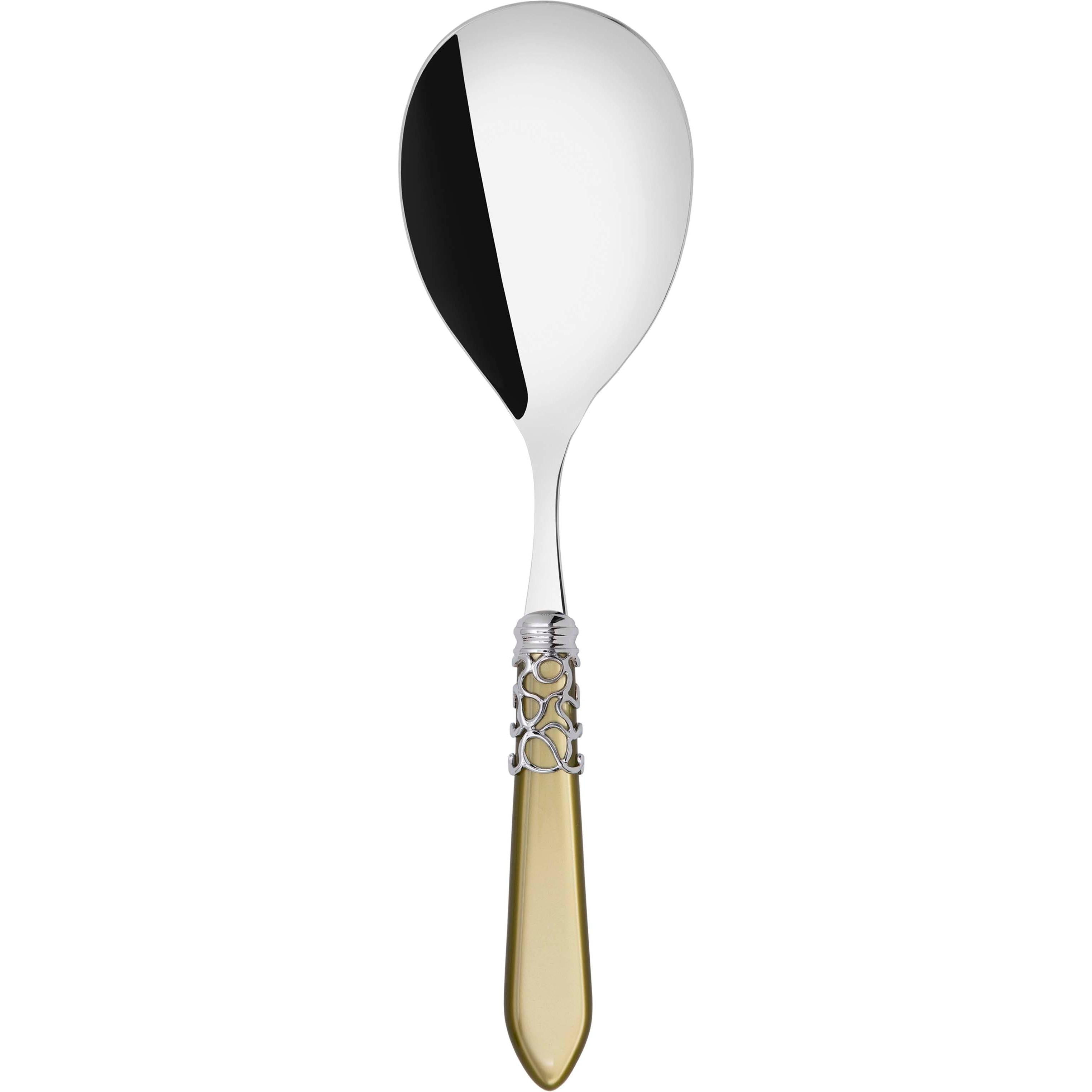 Melodia Brilliant Rice Casserole Serving Spoon - chartreuse green