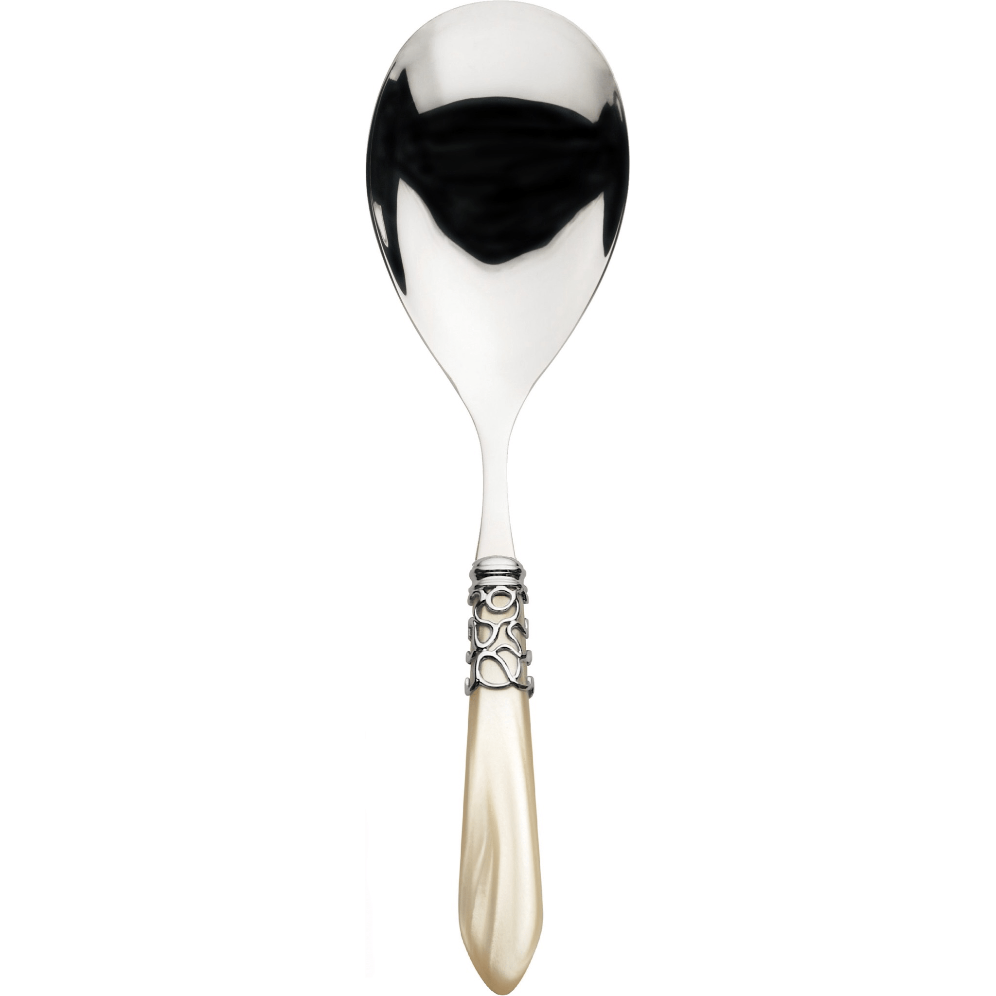 Melodia Brilliant Rice Casserole Serving Spoon - Ivory-Casa Bugatti USA