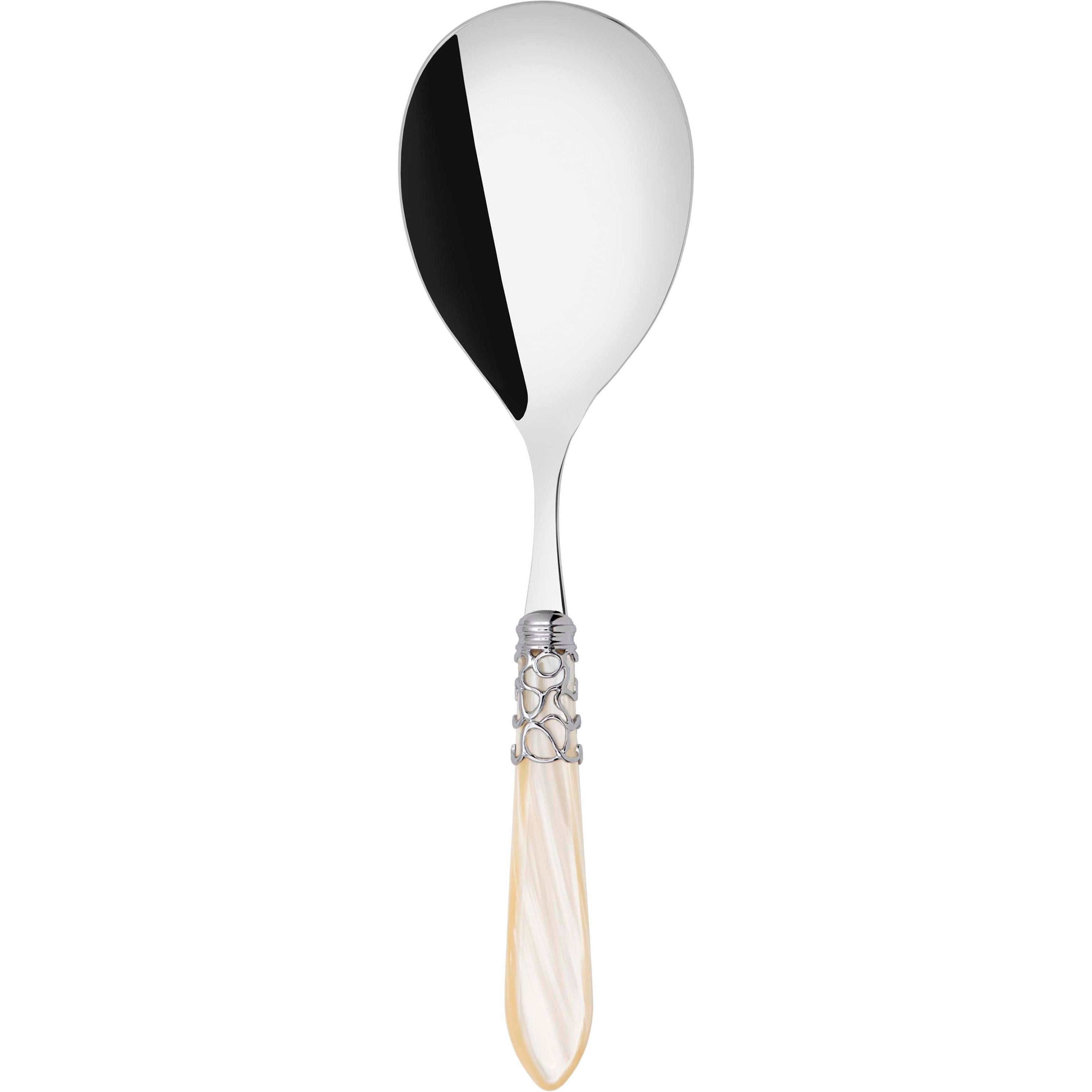 Melodia Brilliant Rice Casserole Serving Spoon - Ivory-Casa Bugatti USA