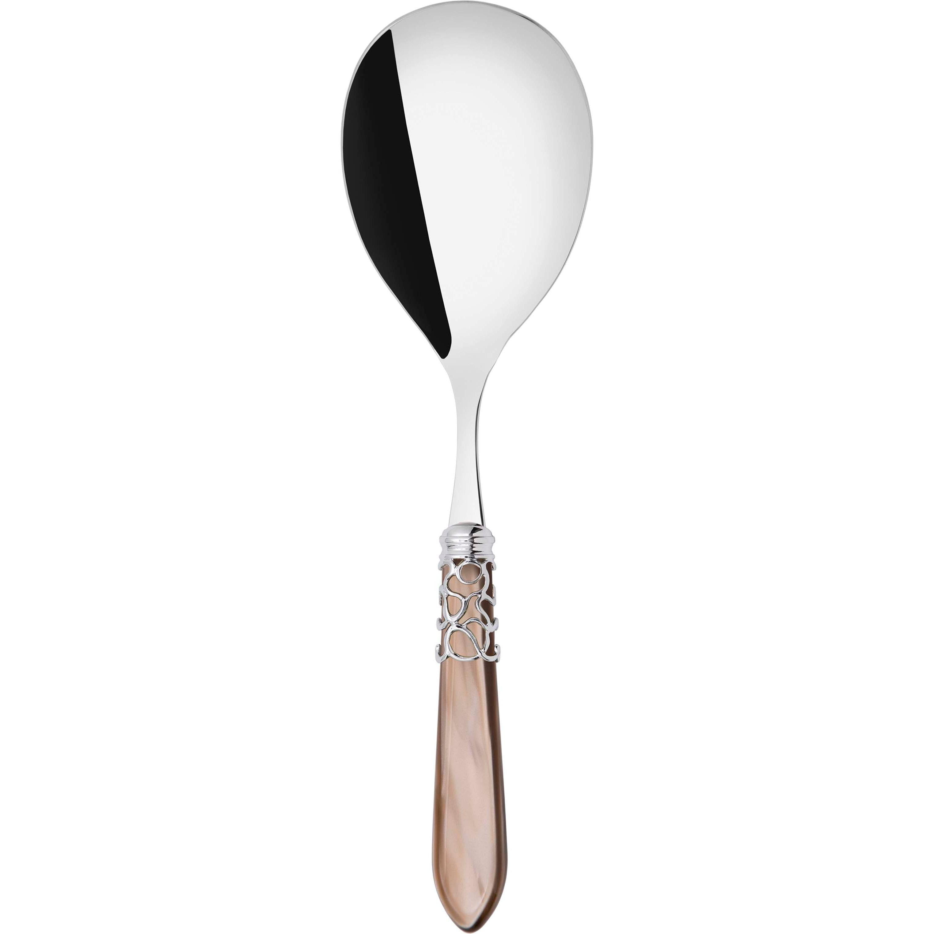 Melodia Brilliant Rice Casserole Serving Spoon - taupe