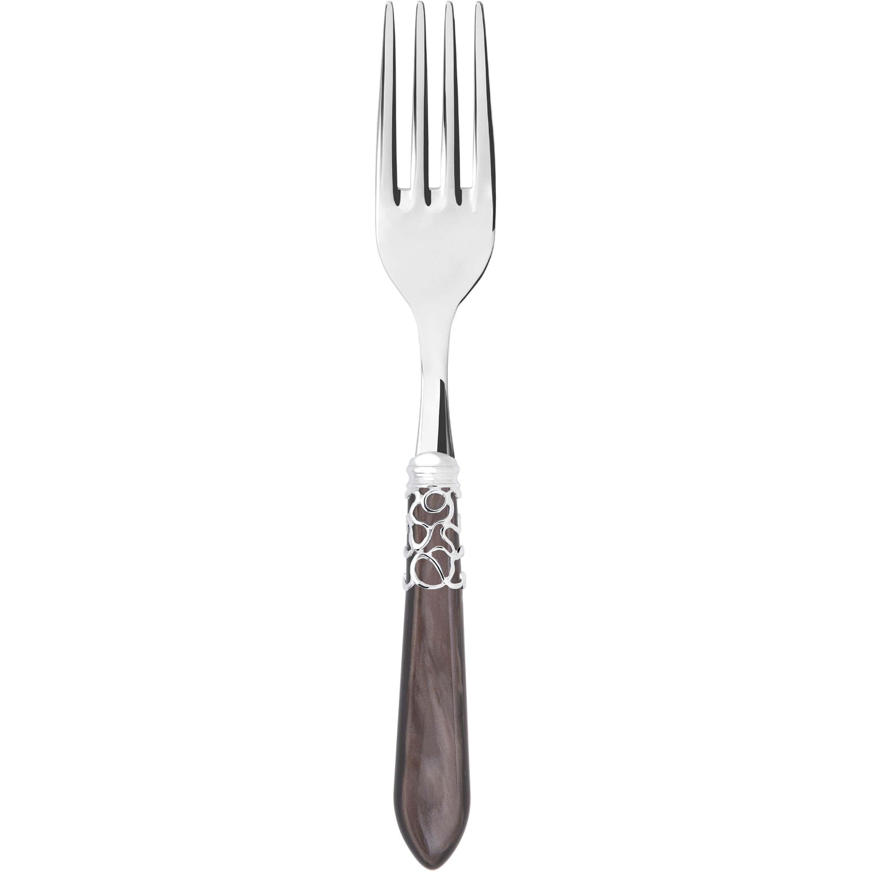 Melodia Brilliant Serving Fork - chocolate