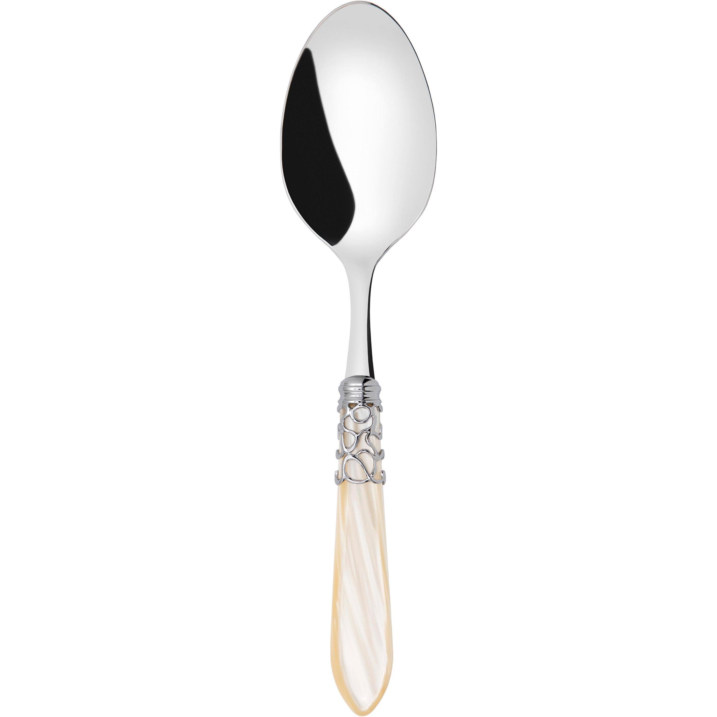 Melodia Brilliant Serving Spoon - Ivory
