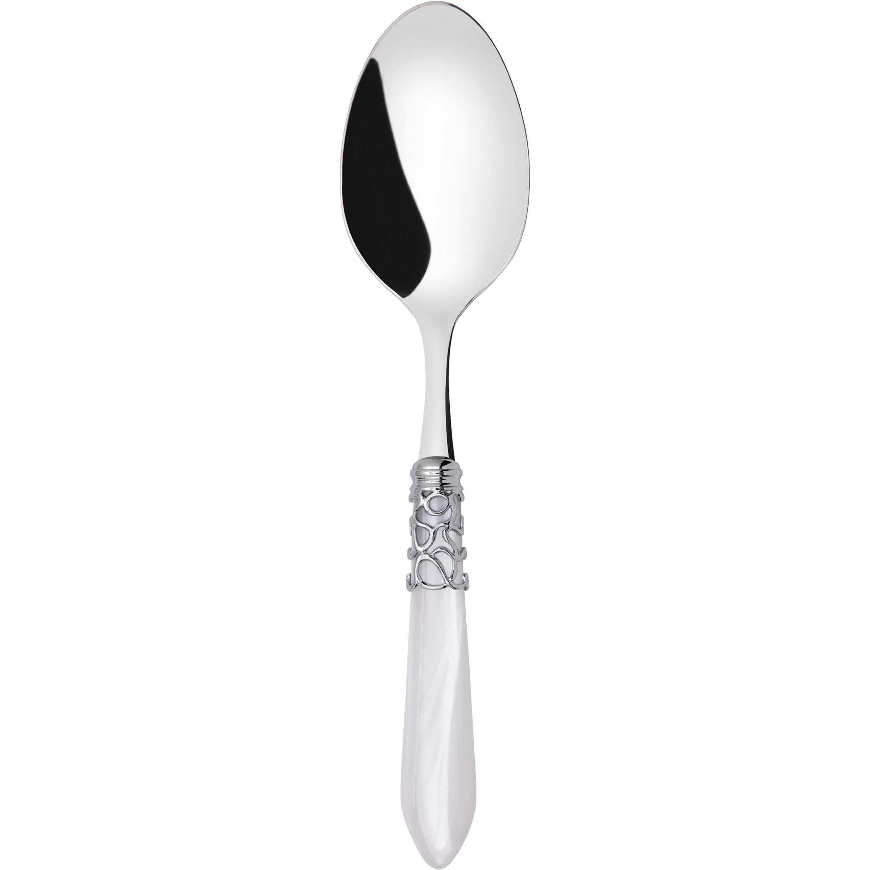 Melodia Brilliant Serving Spoon - white