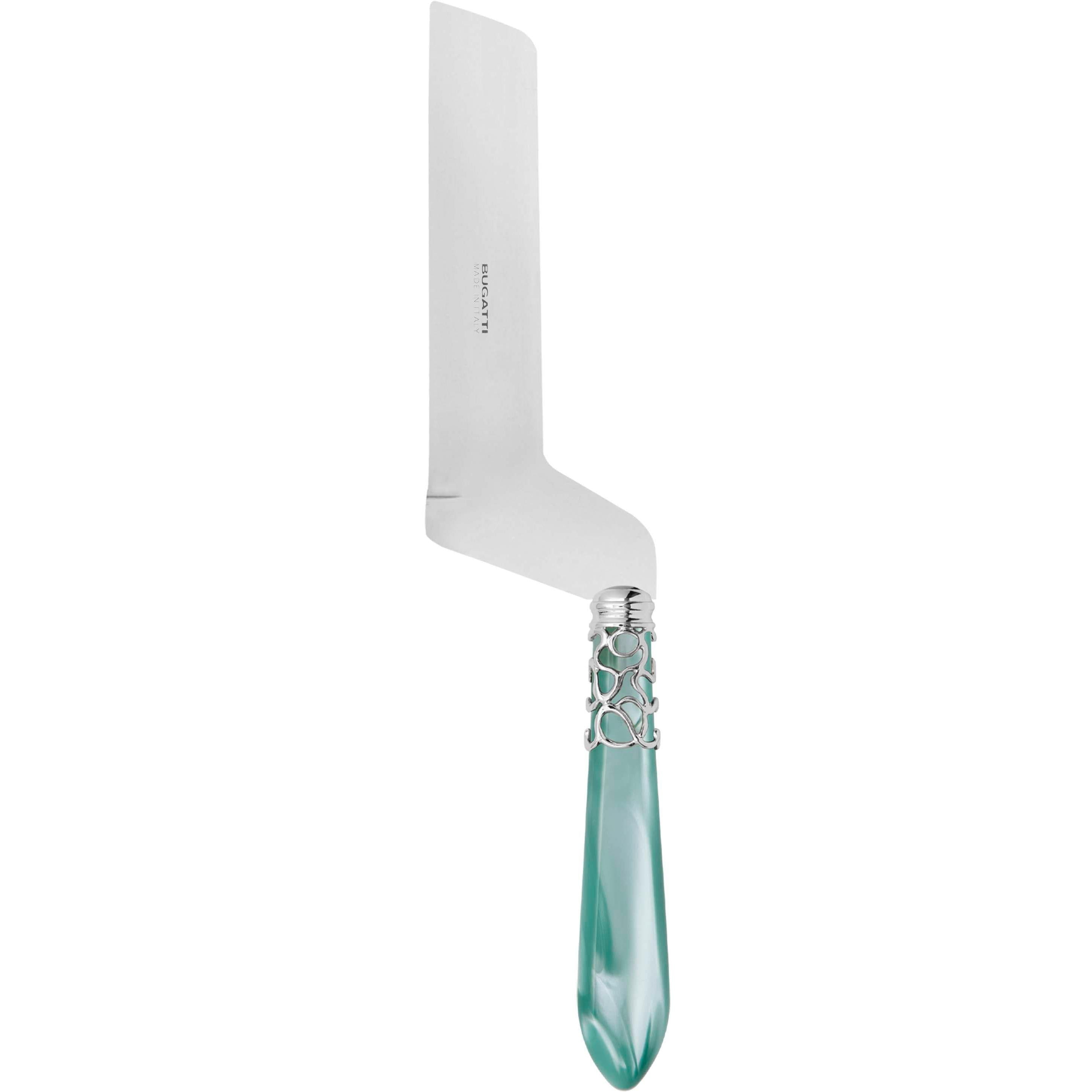 Melodia Brilliant Soft Cheese Offset Knife - aqua